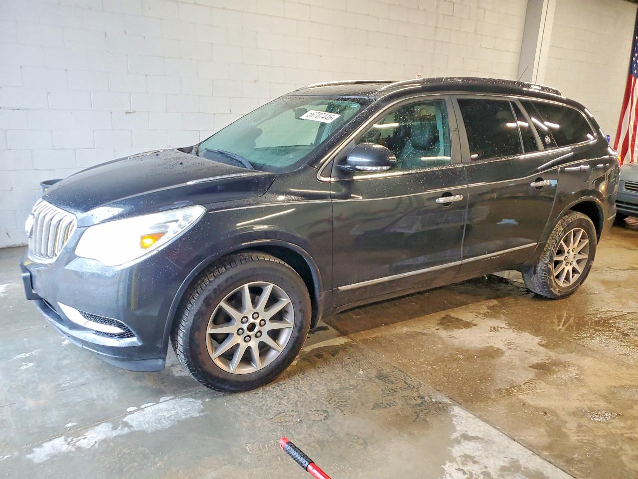 2015 Buick Enclave Black vin: 5GAKVBKDXFJ228369