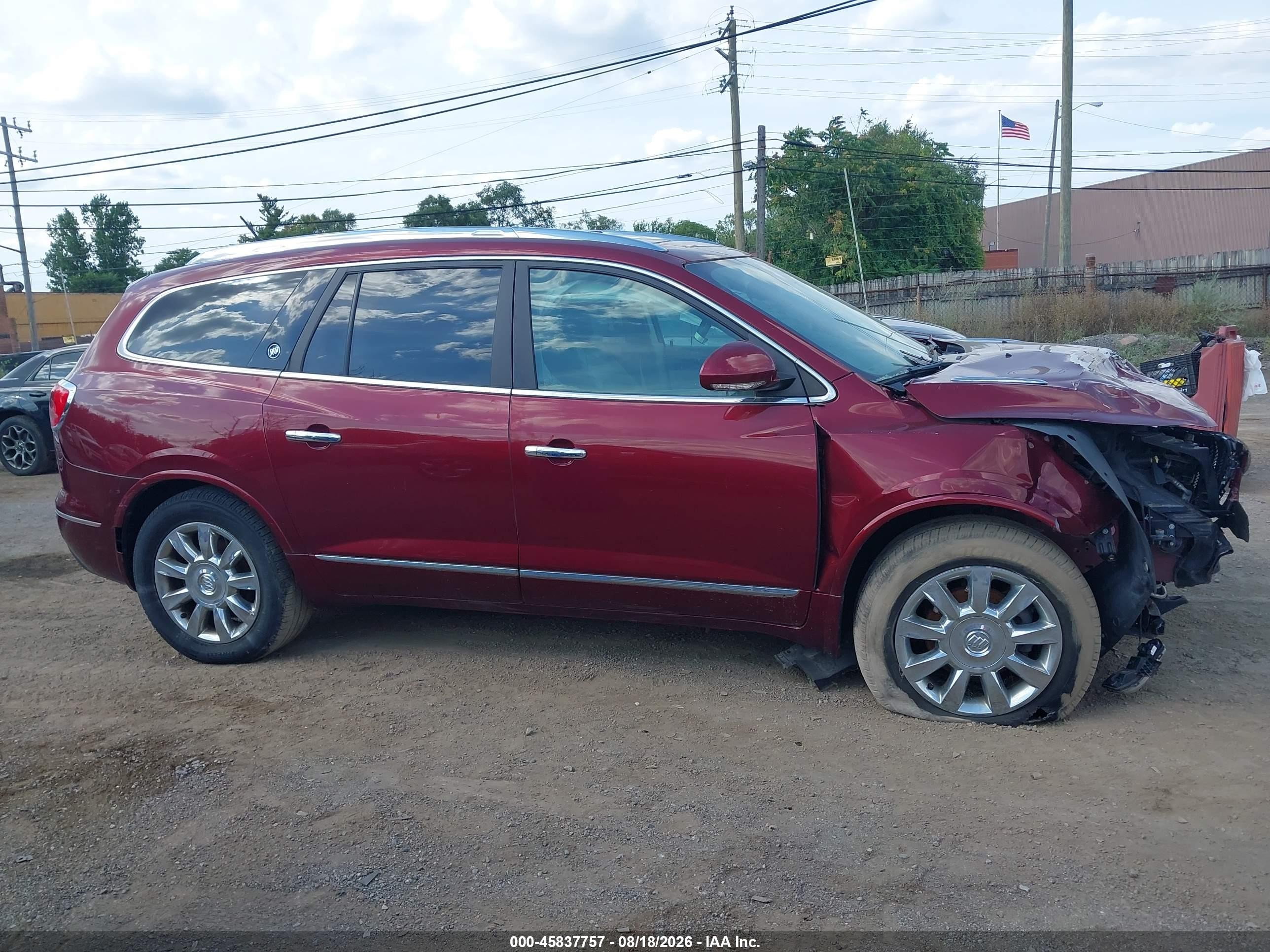 2015 Buick Enclave Leather Red vin: 5GAKVBKDXFJ380846