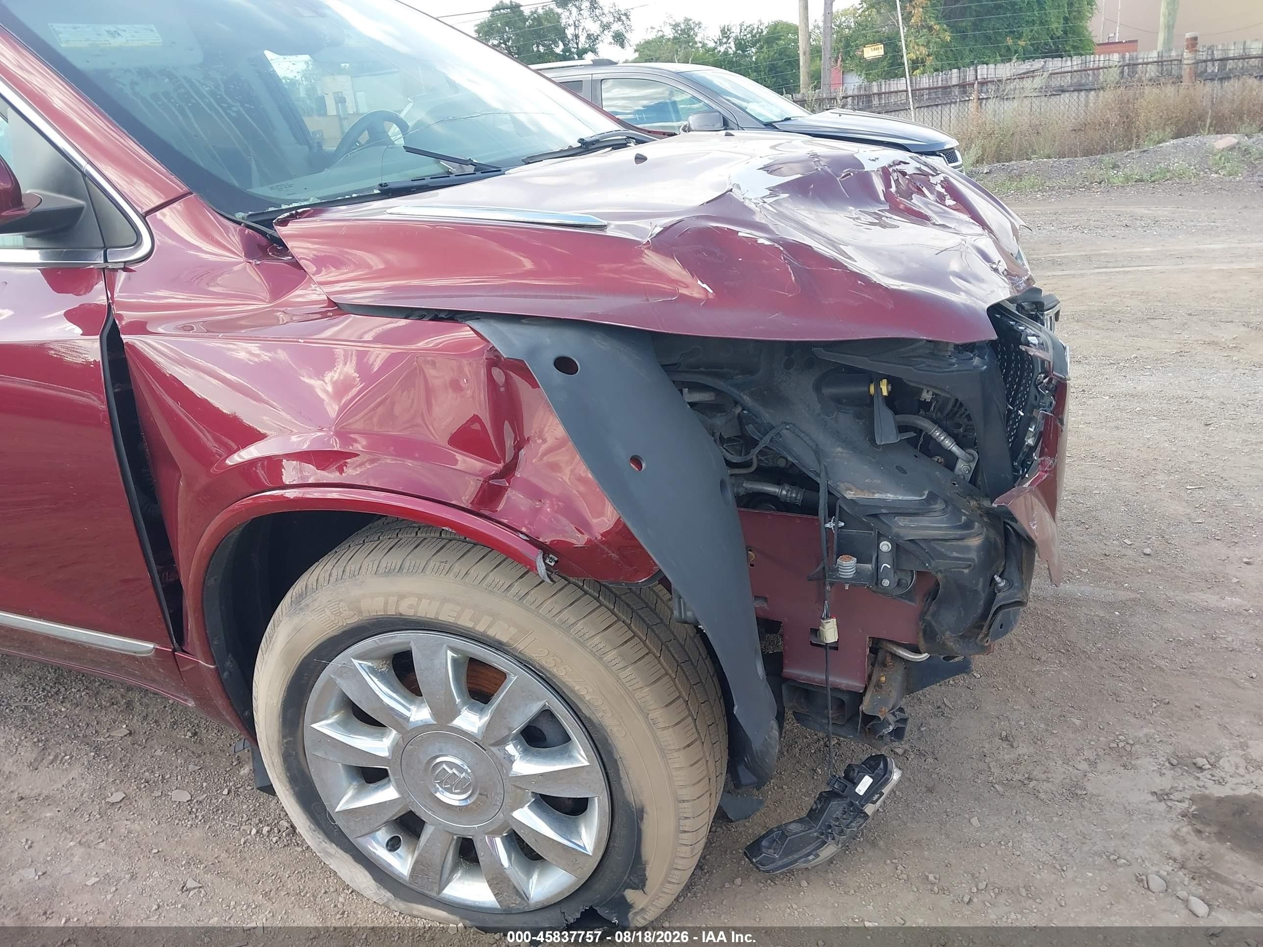2015 Buick Enclave Leather Red vin: 5GAKVBKDXFJ380846