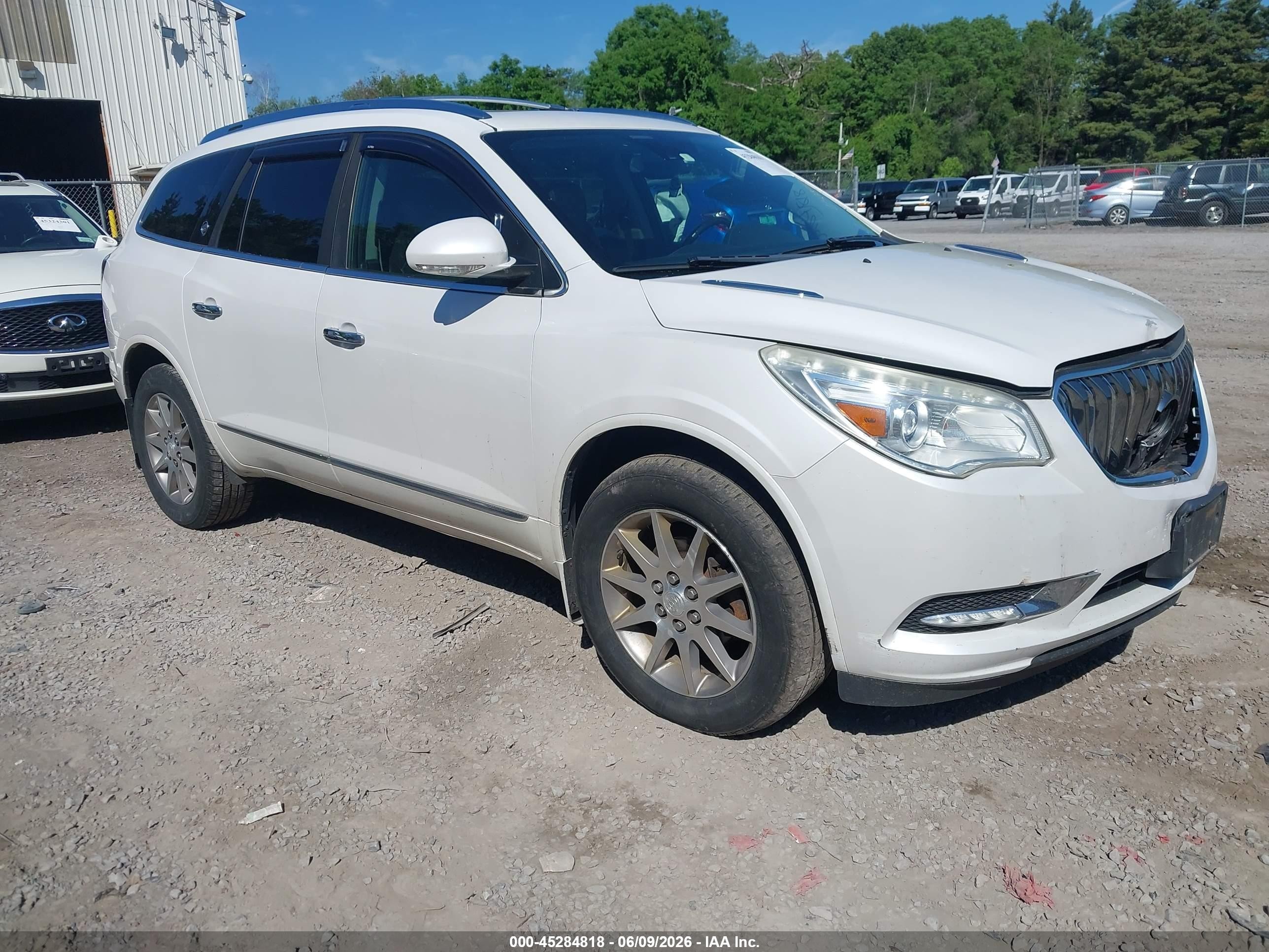 2016 Buick Enclave Leather White vin: 5GAKVBKDXGJ297130