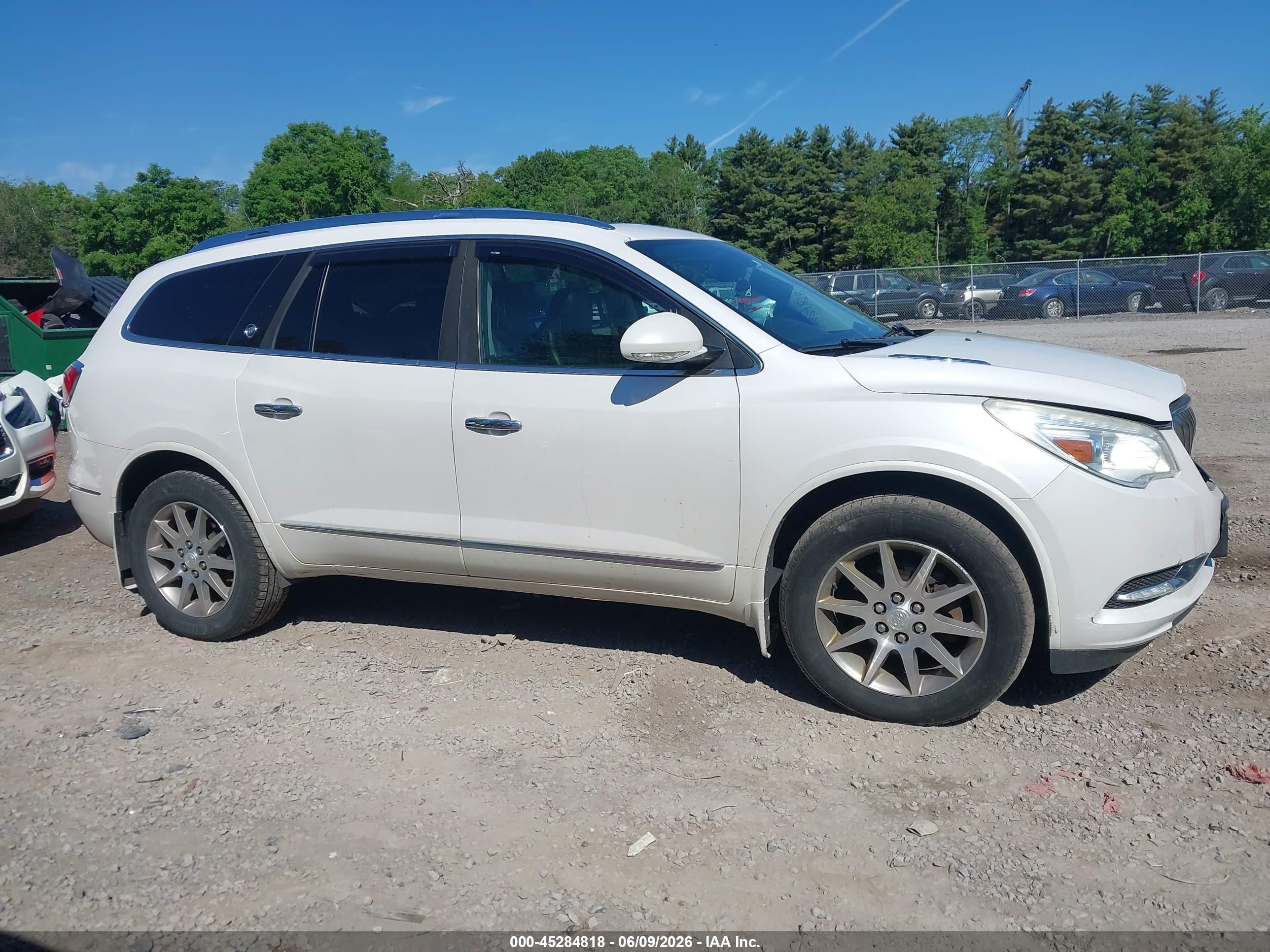 2016 Buick Enclave Leather White vin: 5GAKVBKDXGJ297130