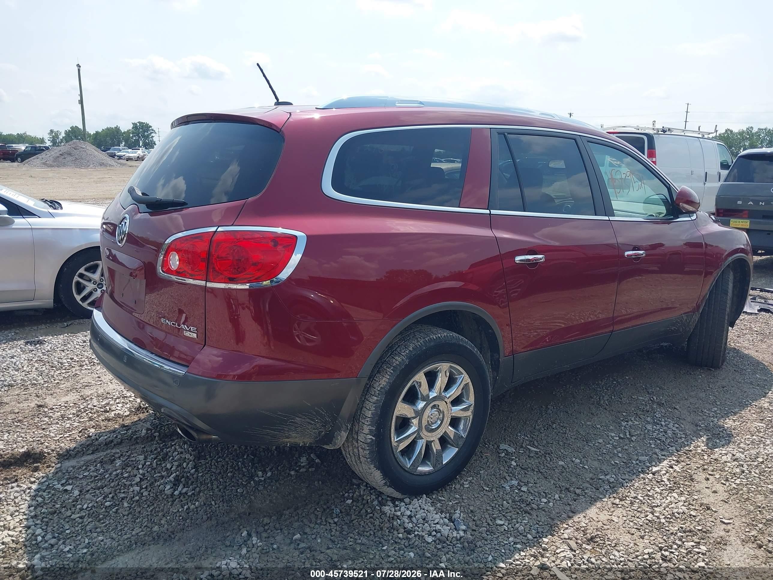 2011 Buick Enclave 2xl Red vin: 5GAKVCED0BJ151734