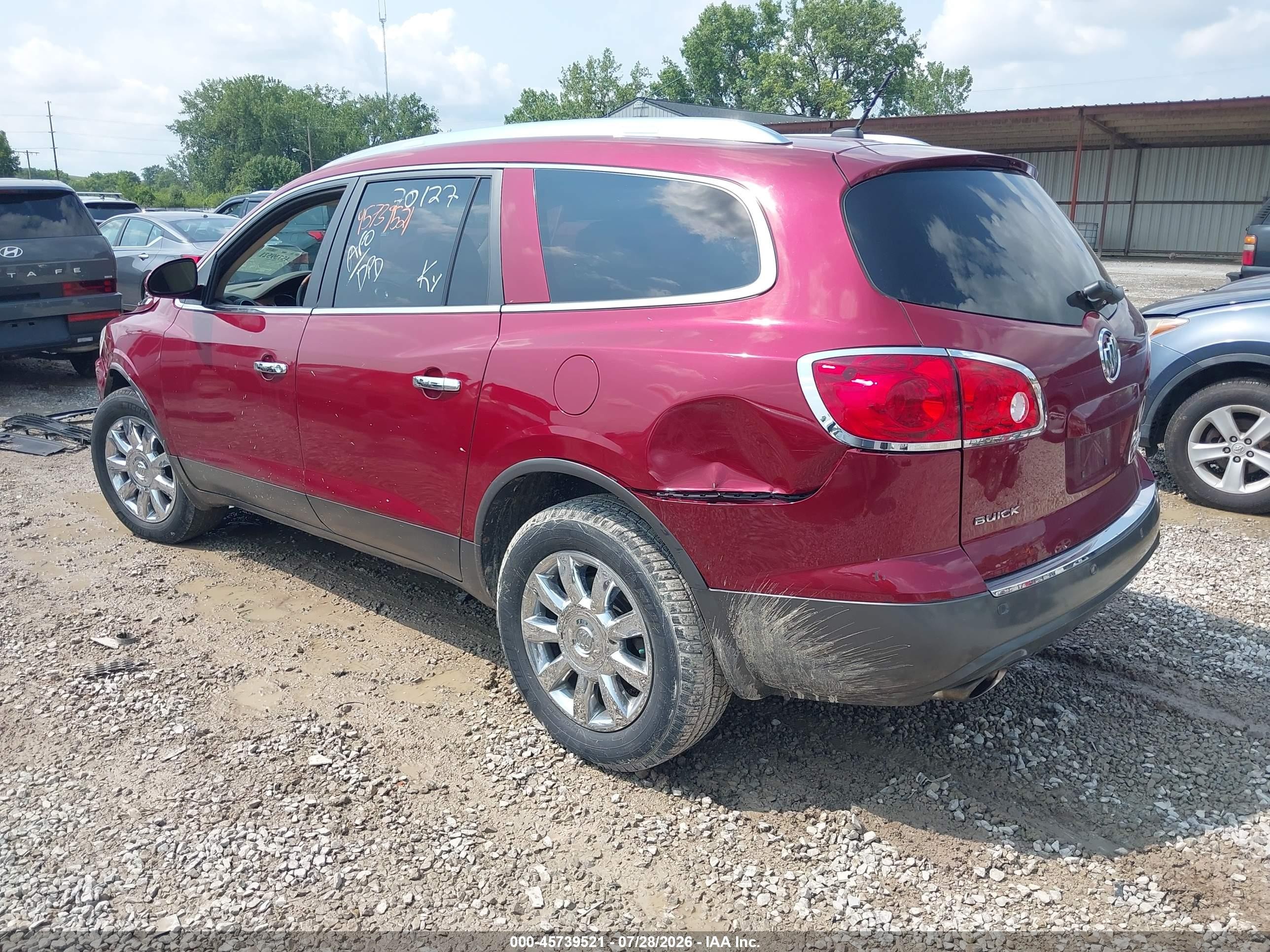 2011 Buick Enclave 2xl Red vin: 5GAKVCED0BJ151734