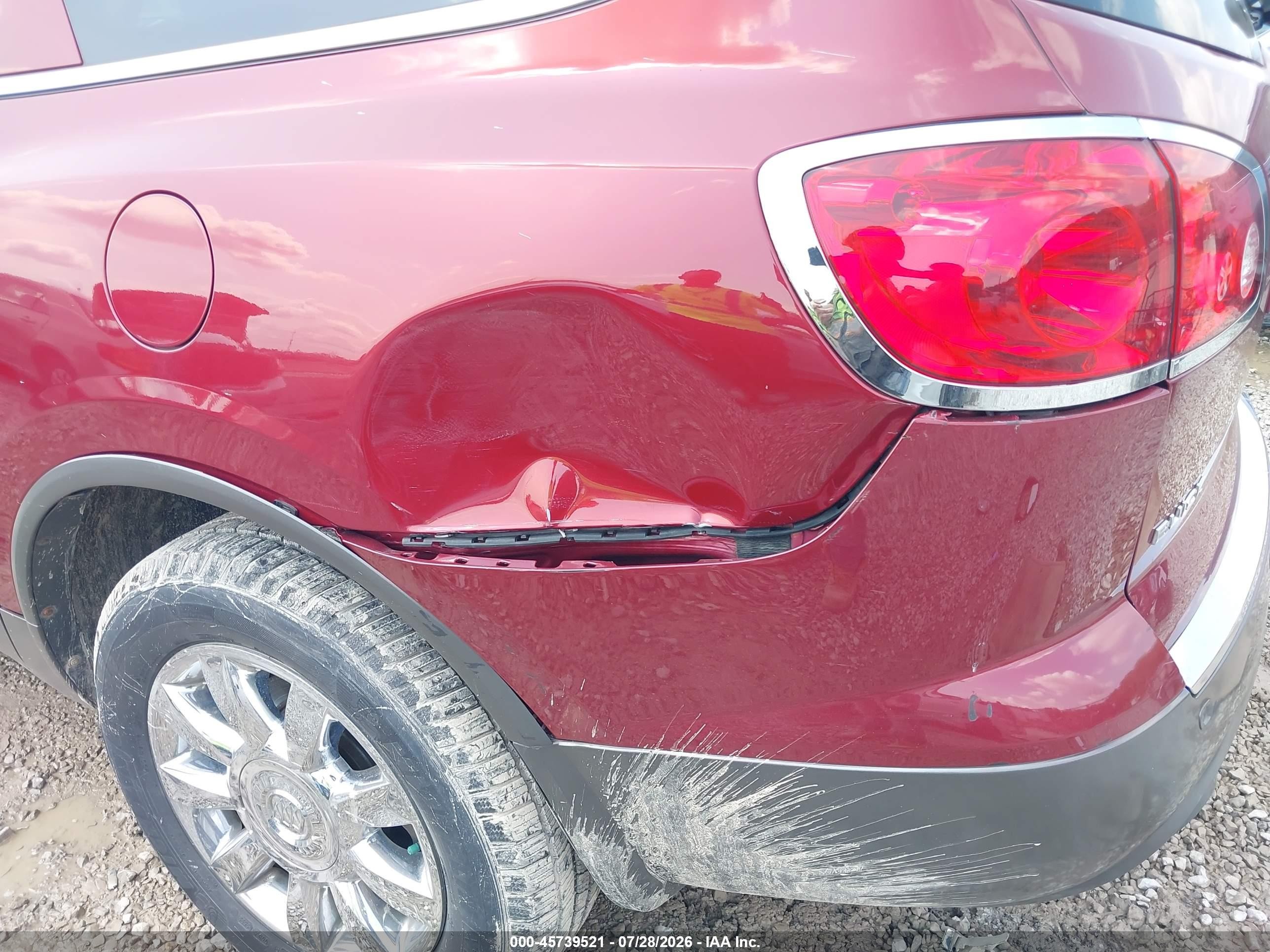 2011 Buick Enclave 2xl Red vin: 5GAKVCED0BJ151734