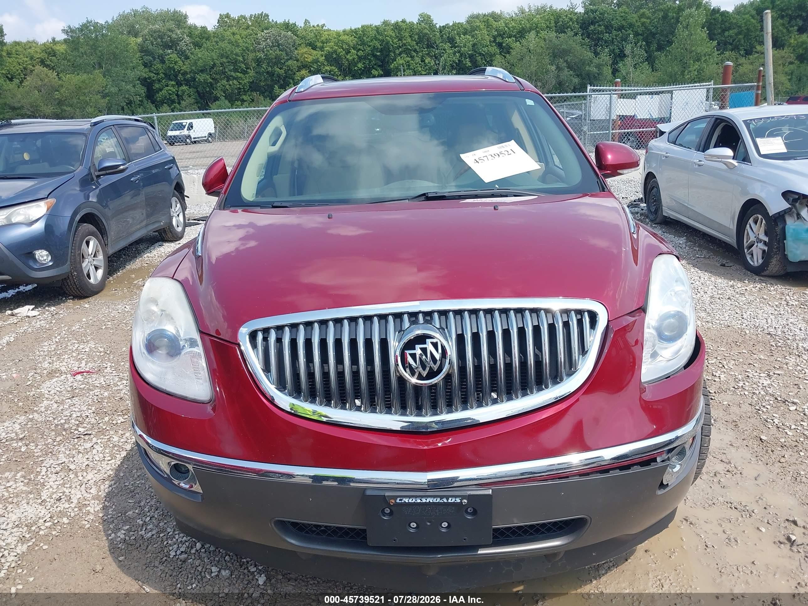 2011 Buick Enclave 2xl Red vin: 5GAKVCED0BJ151734