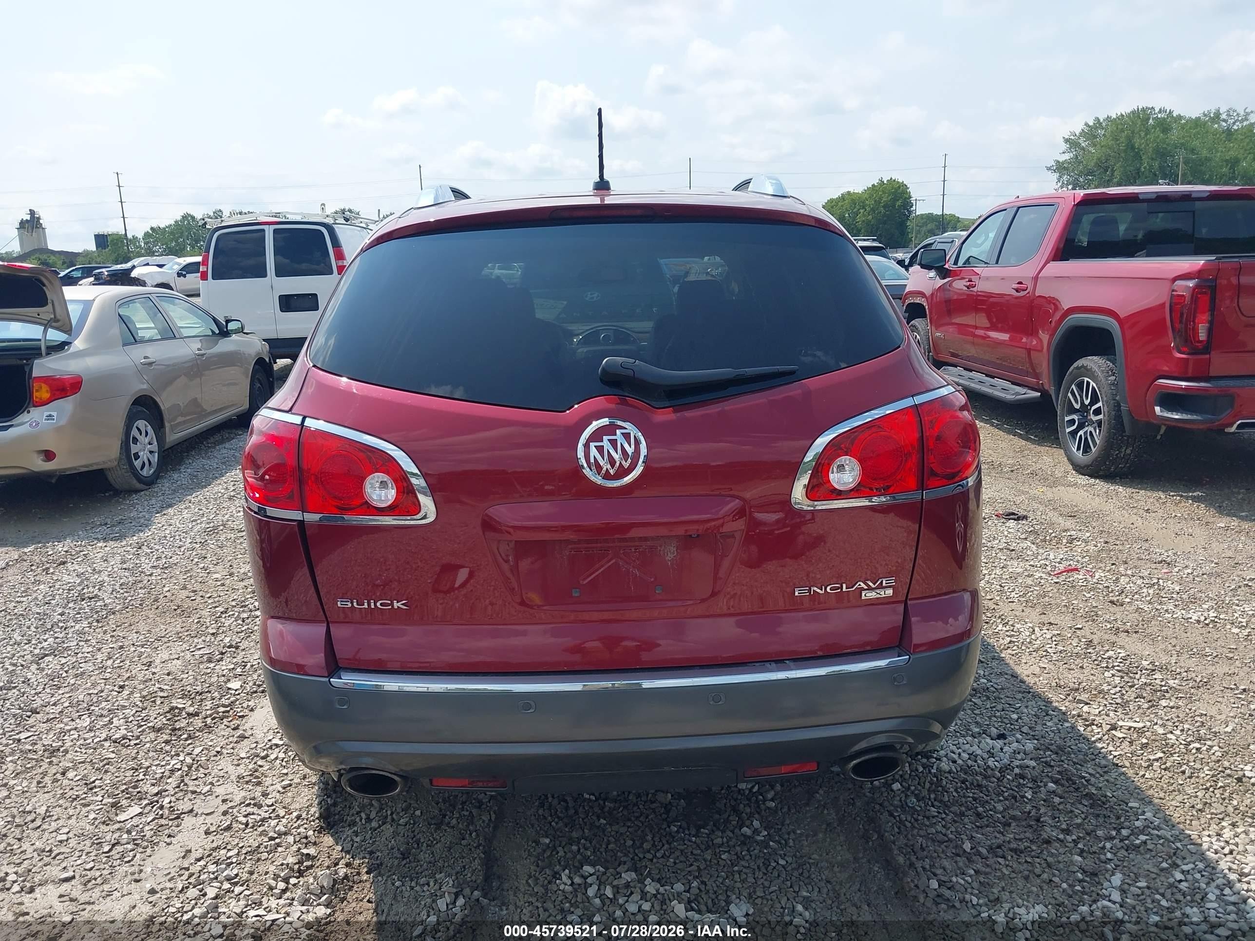 2011 Buick Enclave 2xl Red vin: 5GAKVCED0BJ151734