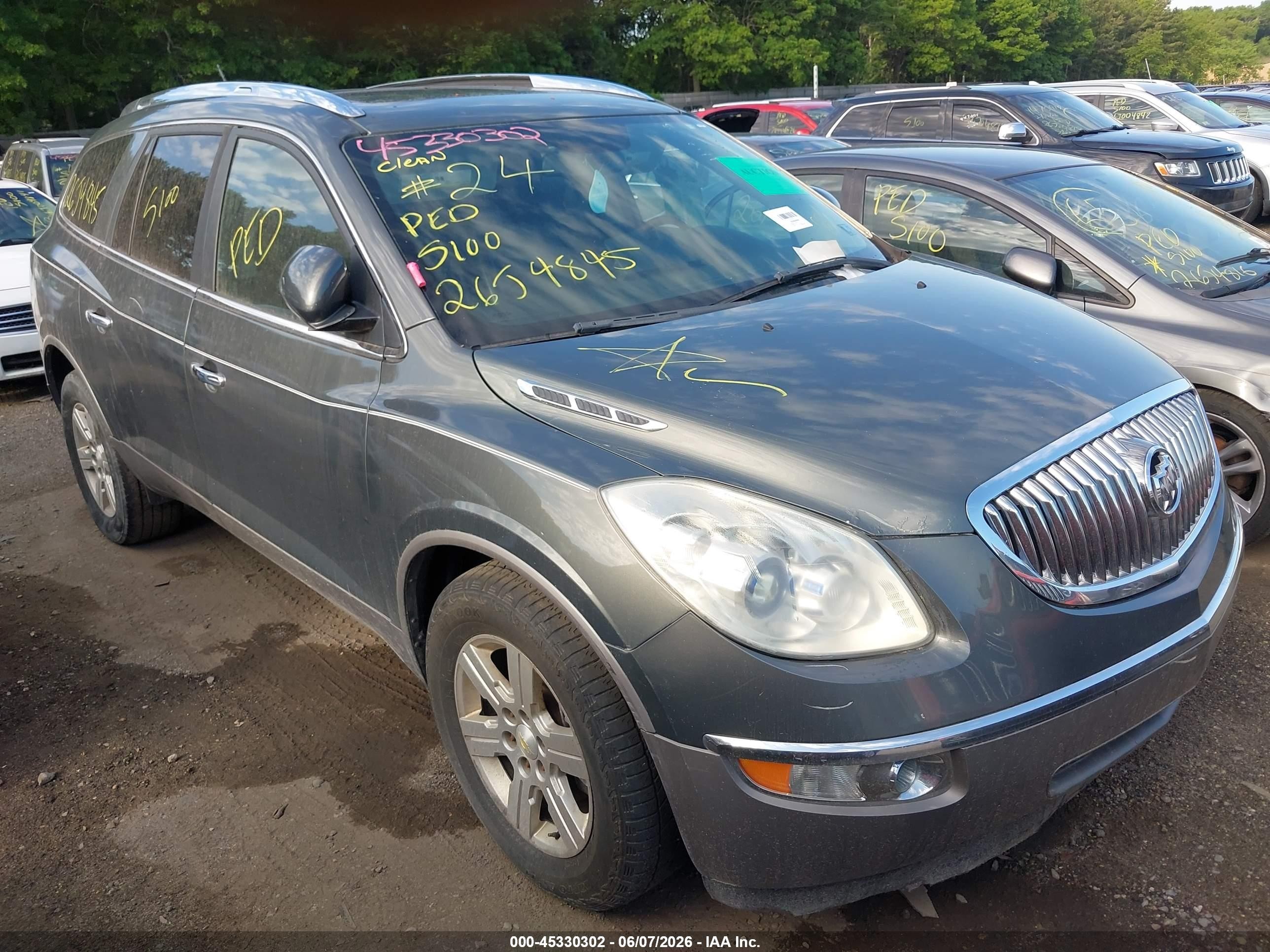 2011 Buick Enclave 2xl Gray vin: 5GAKVCED0BJ332137
