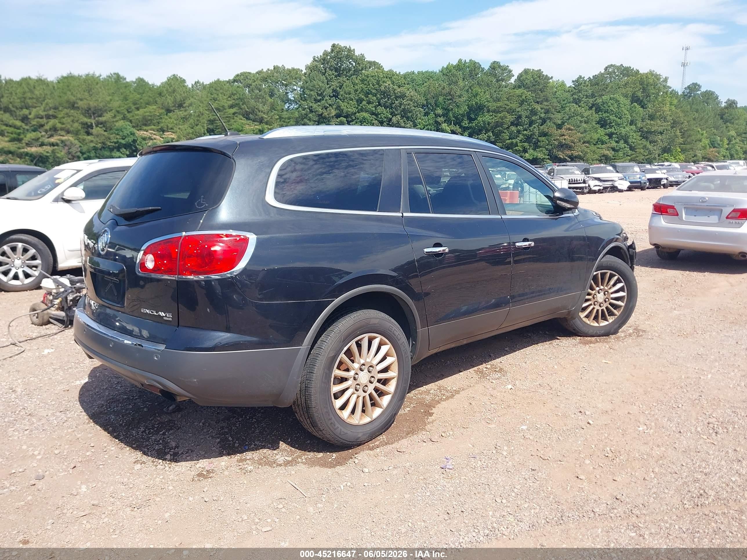 2012 Buick Enclave Leather Black vin: 5GAKVCED0CJ226661