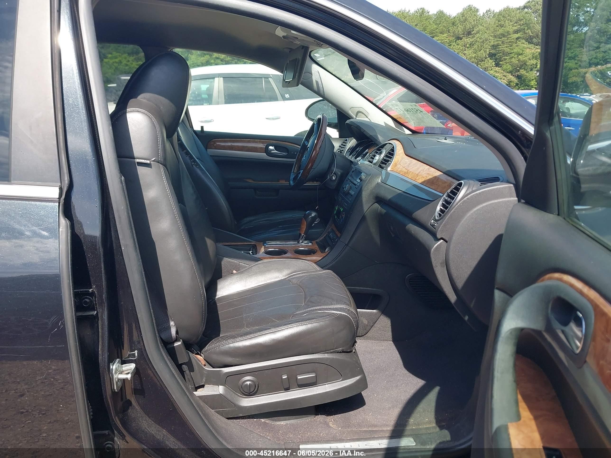 2012 Buick Enclave Leather Black vin: 5GAKVCED0CJ226661