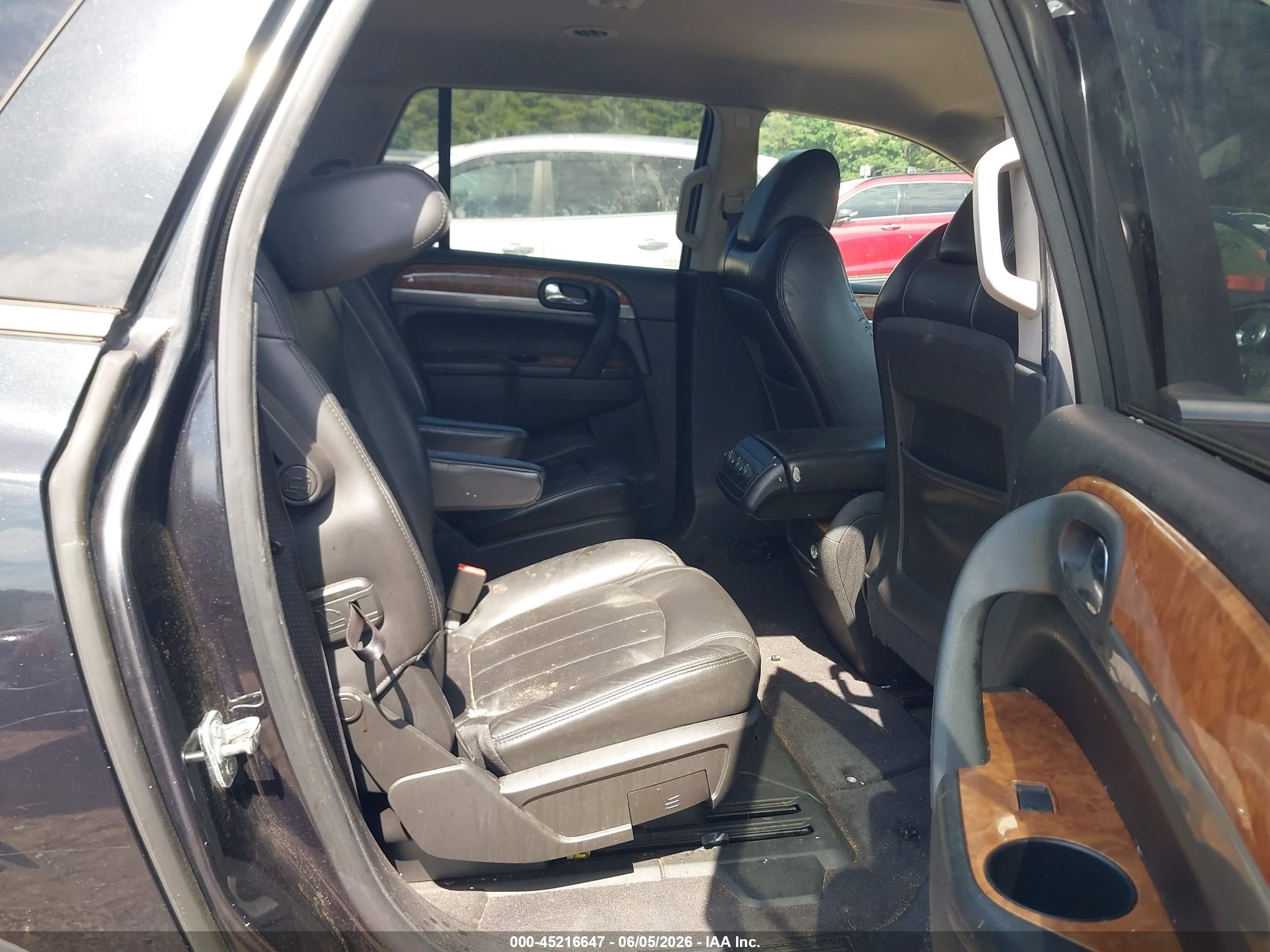 2012 Buick Enclave Leather Black vin: 5GAKVCED0CJ226661