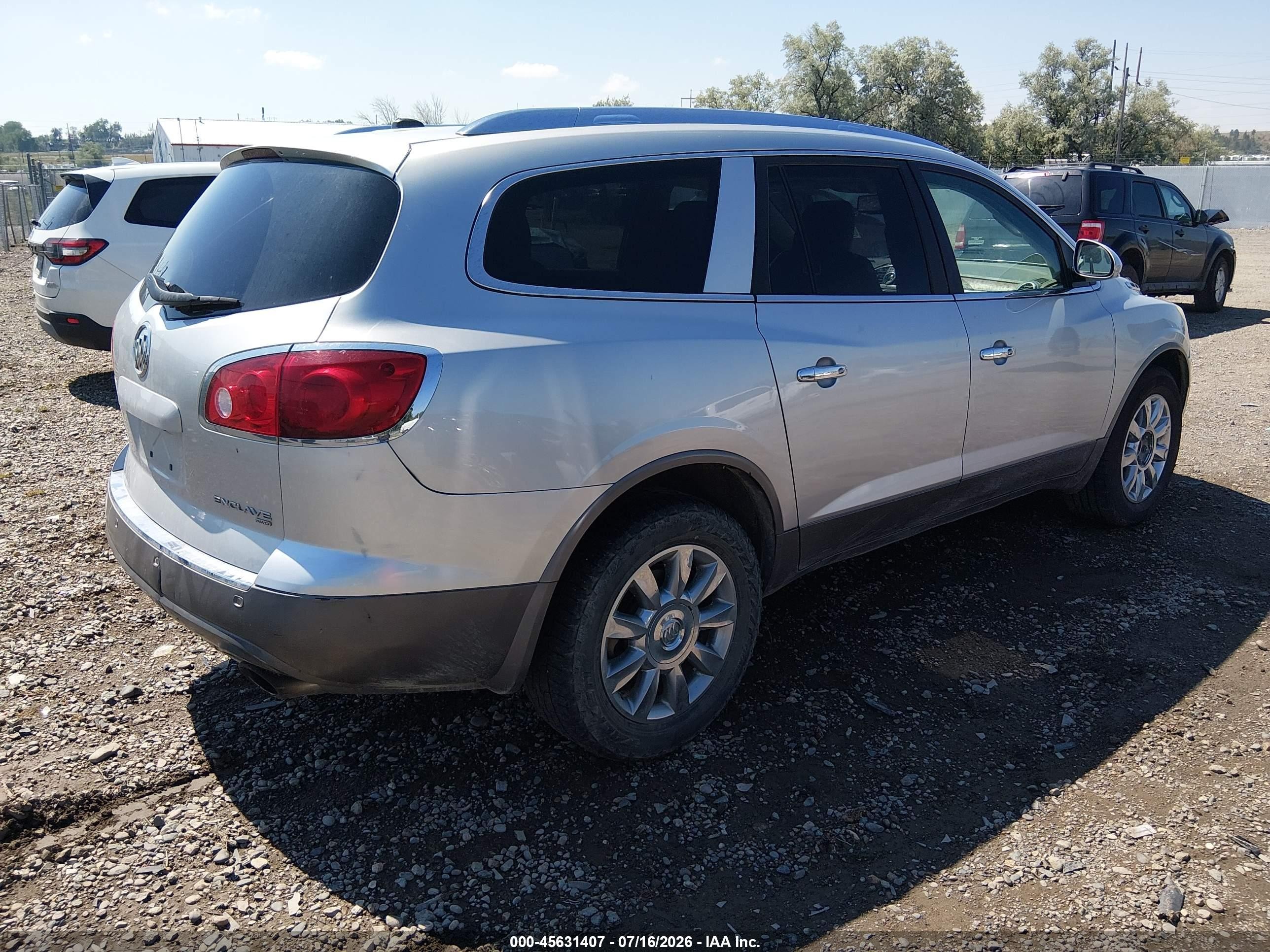 2012 Buick Enclave Leather Silver vin: 5GAKVCED0CJ275861