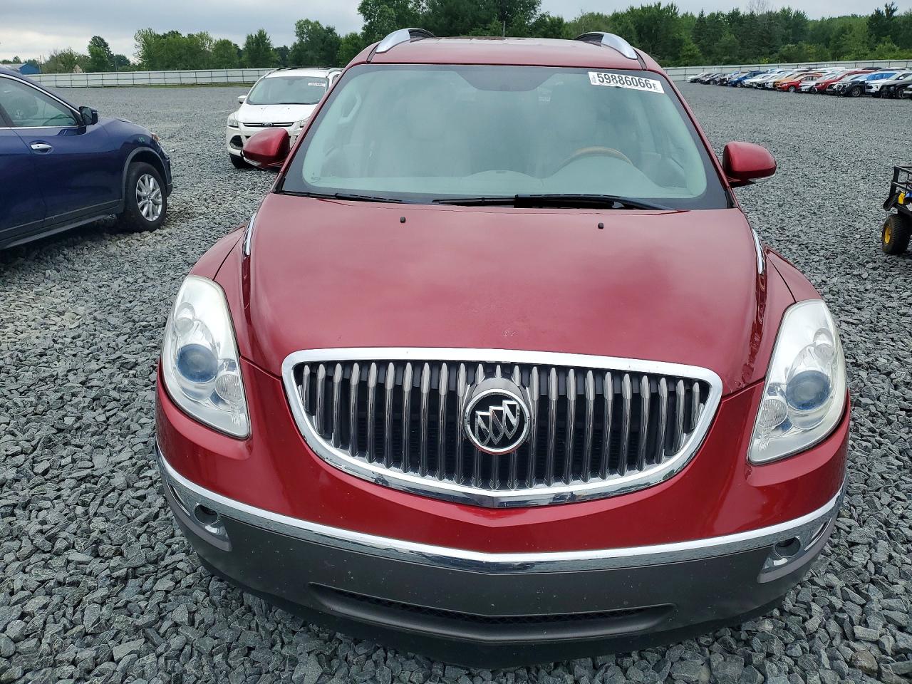 2012 Buick Enclave Red vin: 5GAKVCED0CJ336710
