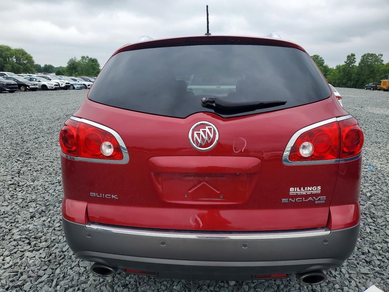 2012 Buick Enclave Red vin: 5GAKVCED0CJ336710