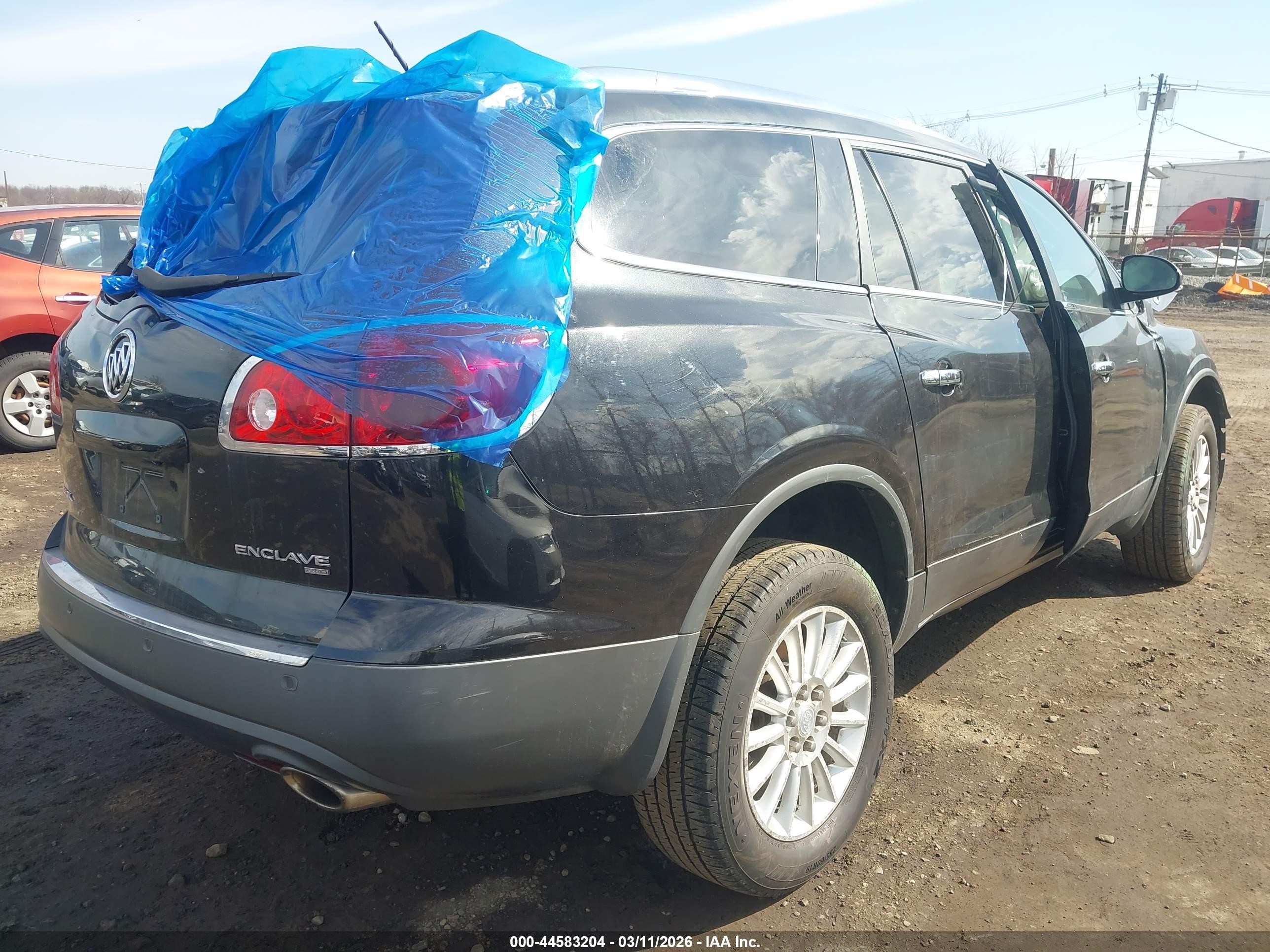 2012 Buick Enclave Leather Black vin: 5GAKVCED1CJ218939