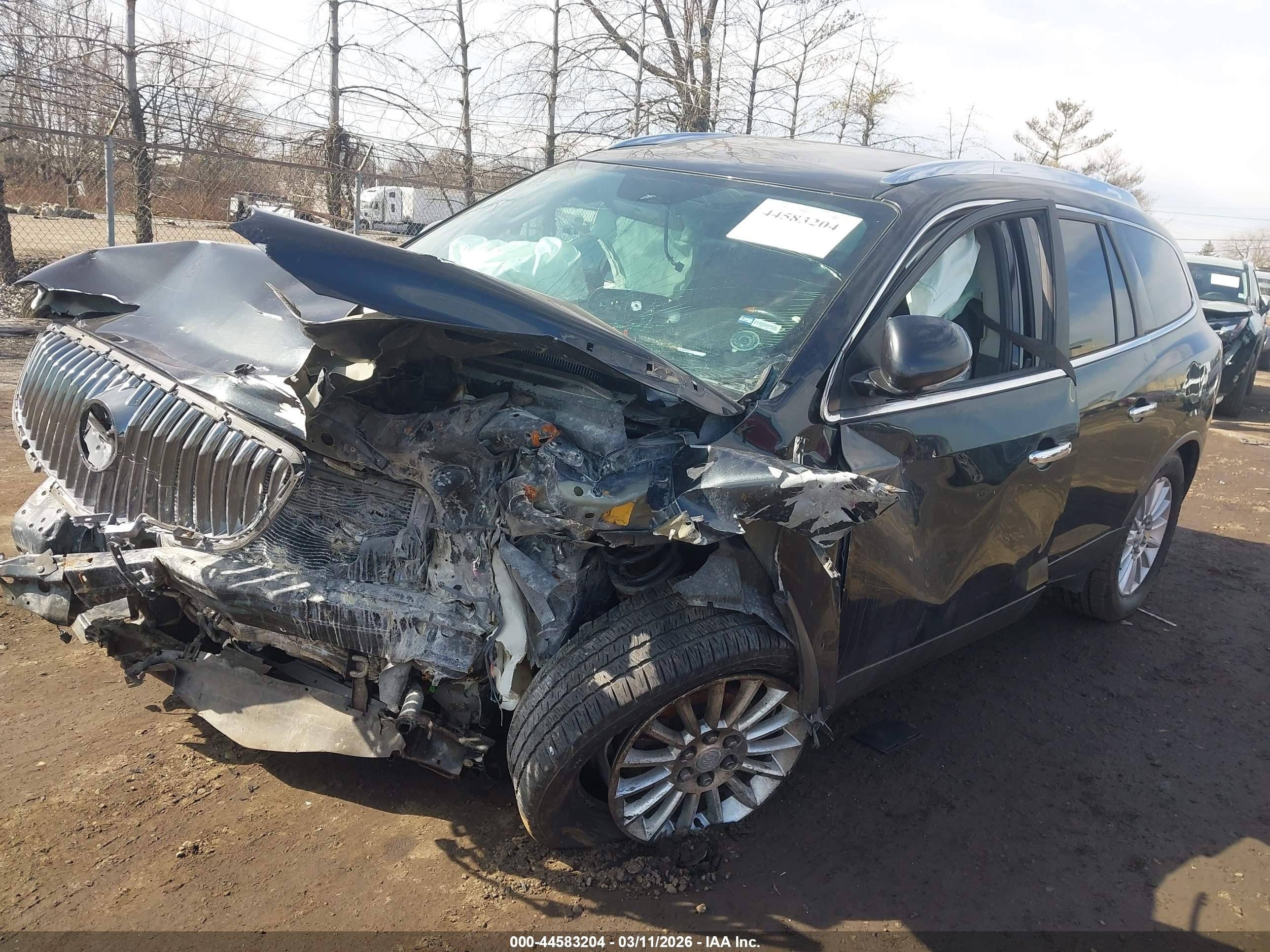 2012 Buick Enclave Leather Black vin: 5GAKVCED1CJ218939