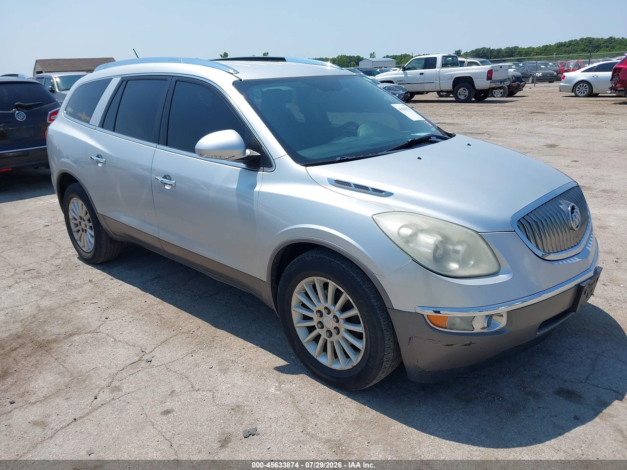 2012 Buick Enclave Leather Silver vin: 5GAKVCED1CJ236020
