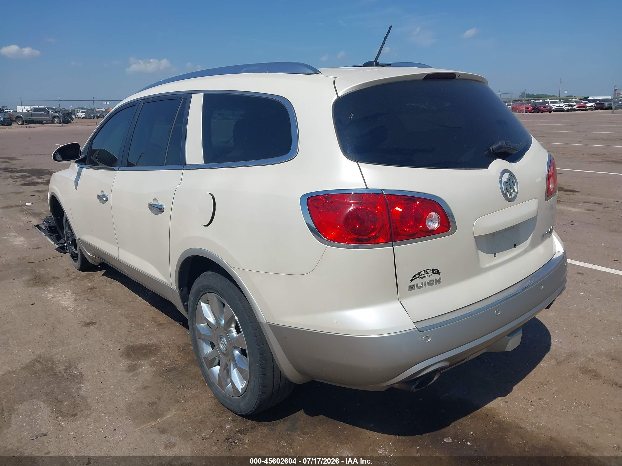 2011 Buick Enclave 2xl White vin: 5GAKVCED2BJ413950