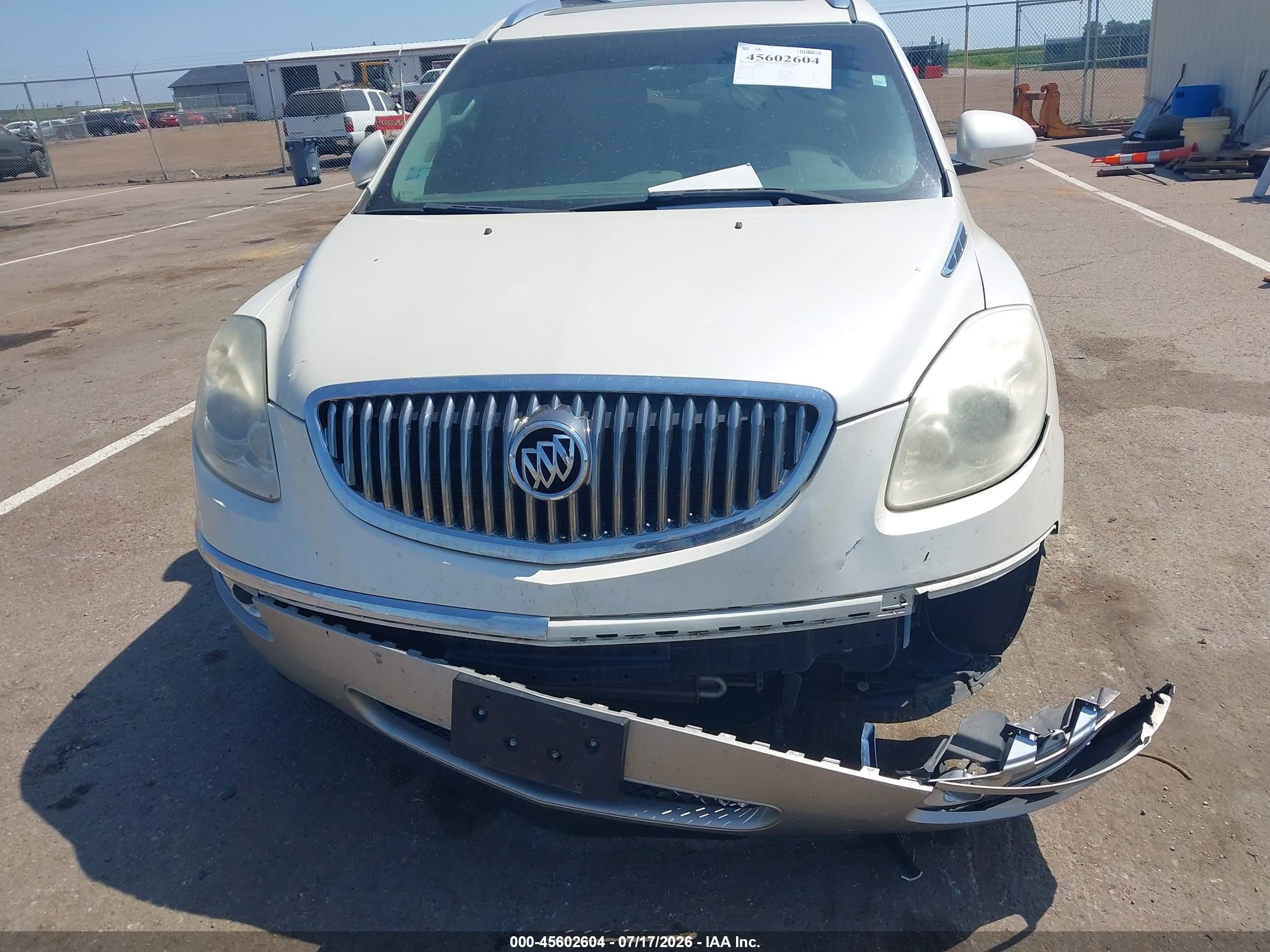 2011 Buick Enclave 2xl White vin: 5GAKVCED2BJ413950