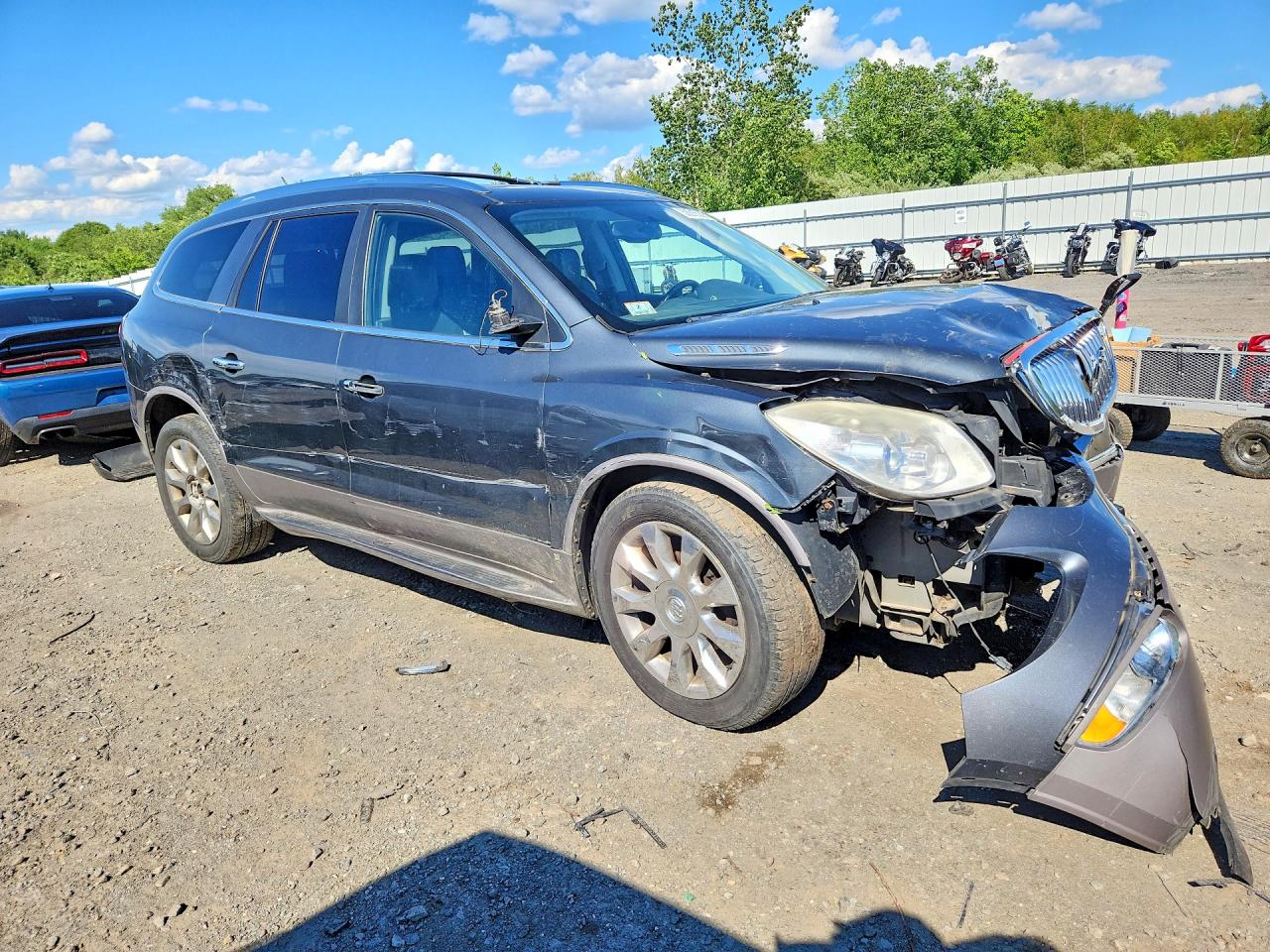 2011 Buick Enclave Cxl Gray vin: 5GAKVCED3BJ270796