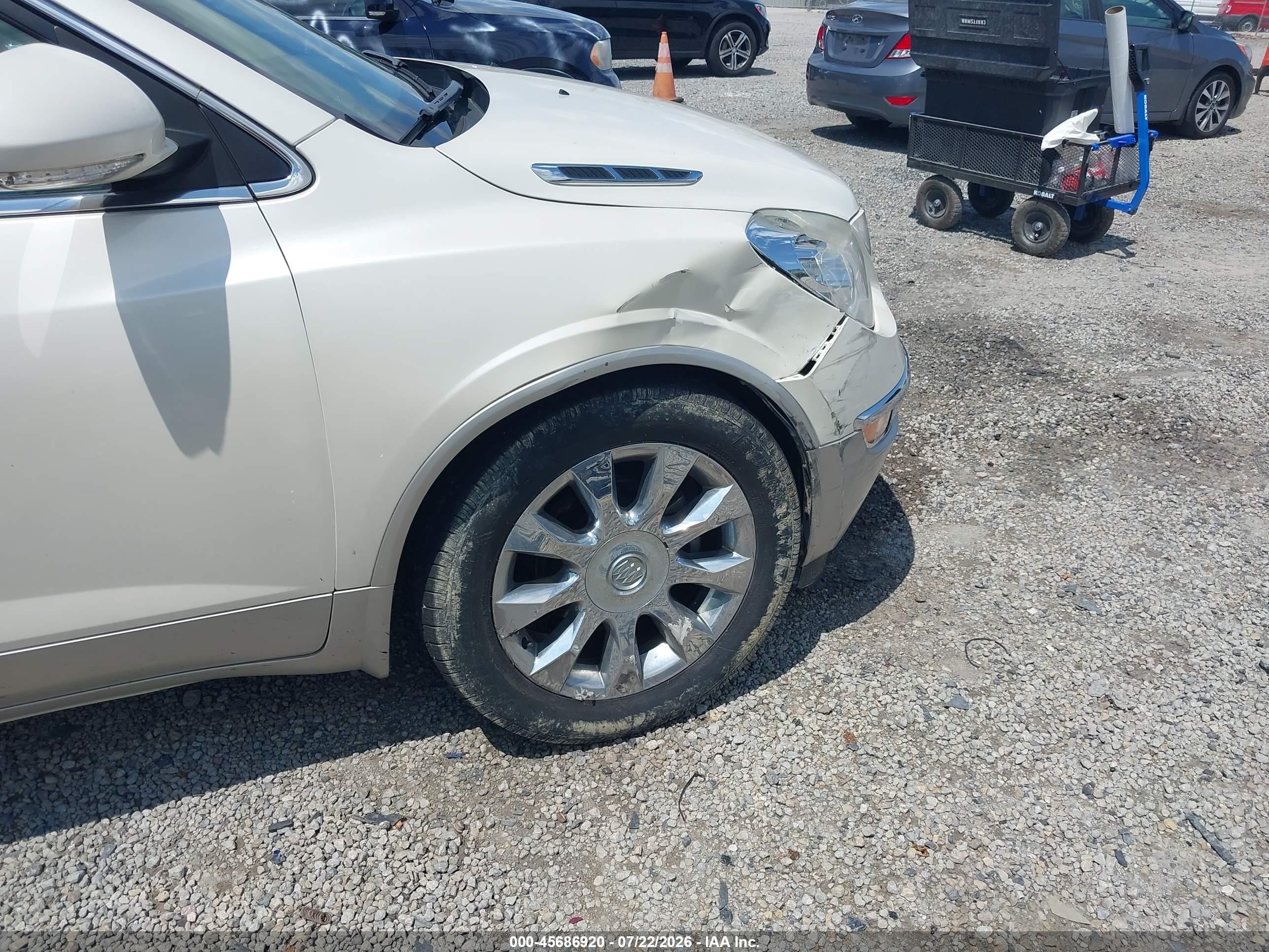 2011 Buick Enclave 2xl White vin: 5GAKVCED3BJ405355