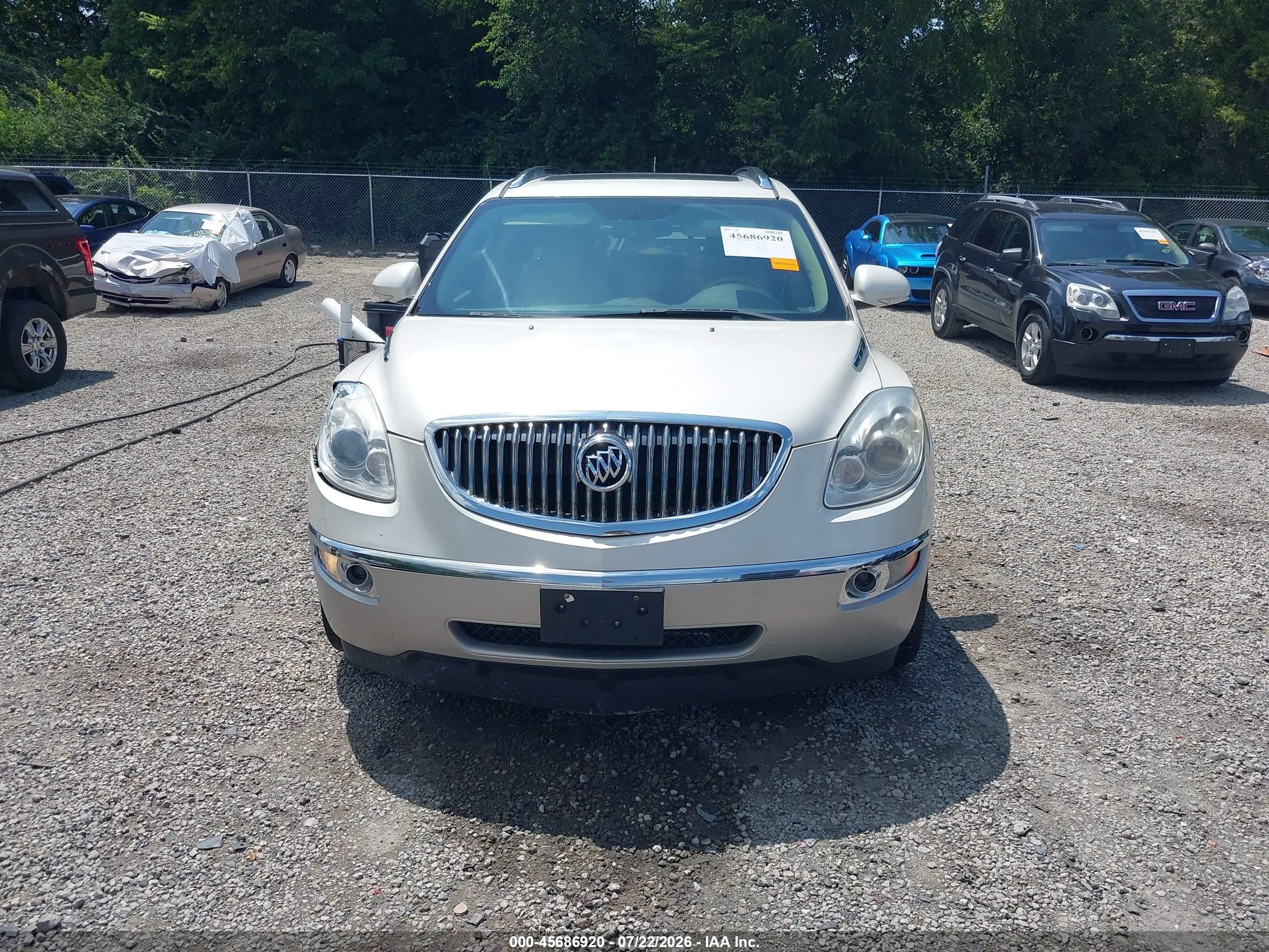 2011 Buick Enclave 2xl White vin: 5GAKVCED3BJ405355