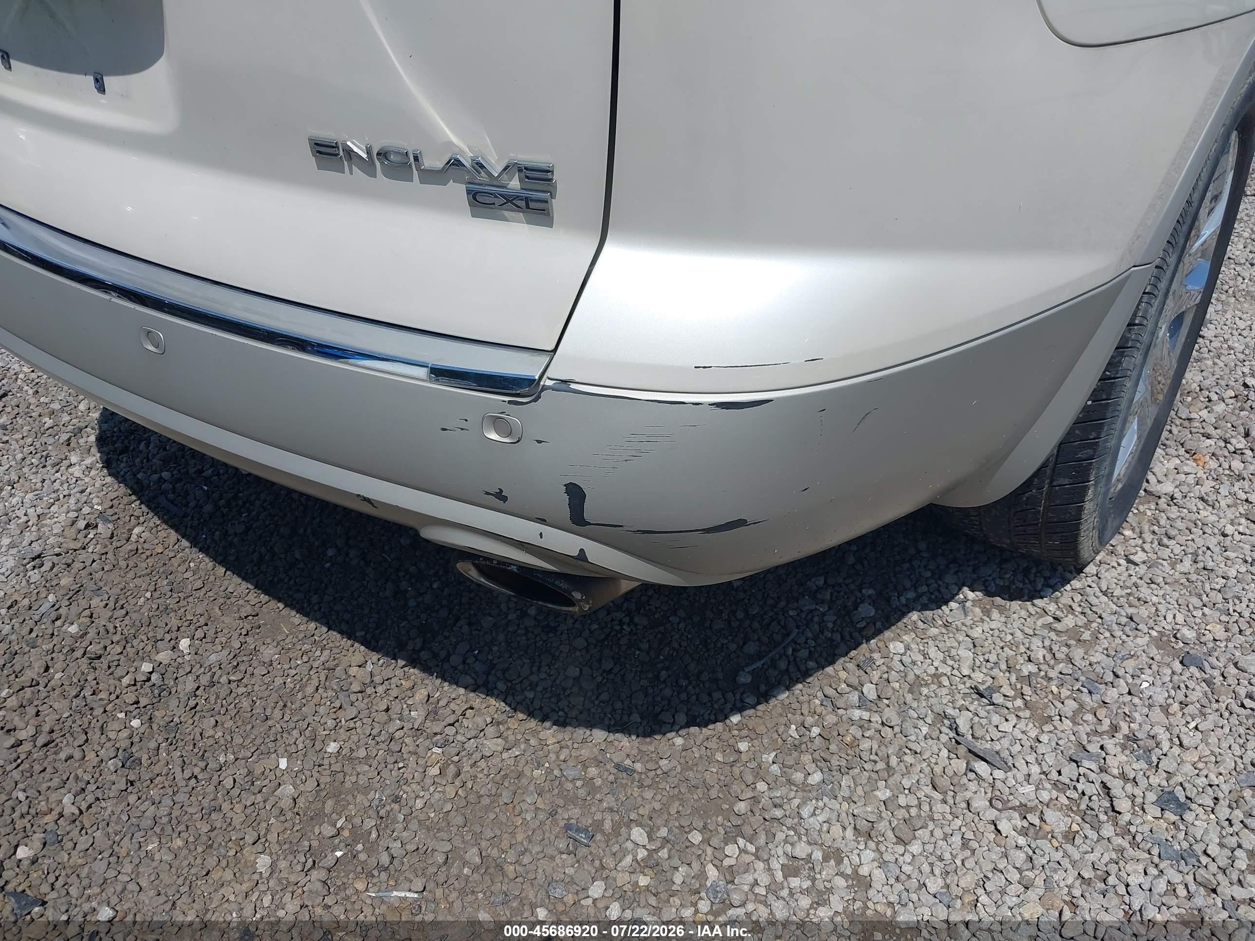 2011 Buick Enclave 2xl White vin: 5GAKVCED3BJ405355
