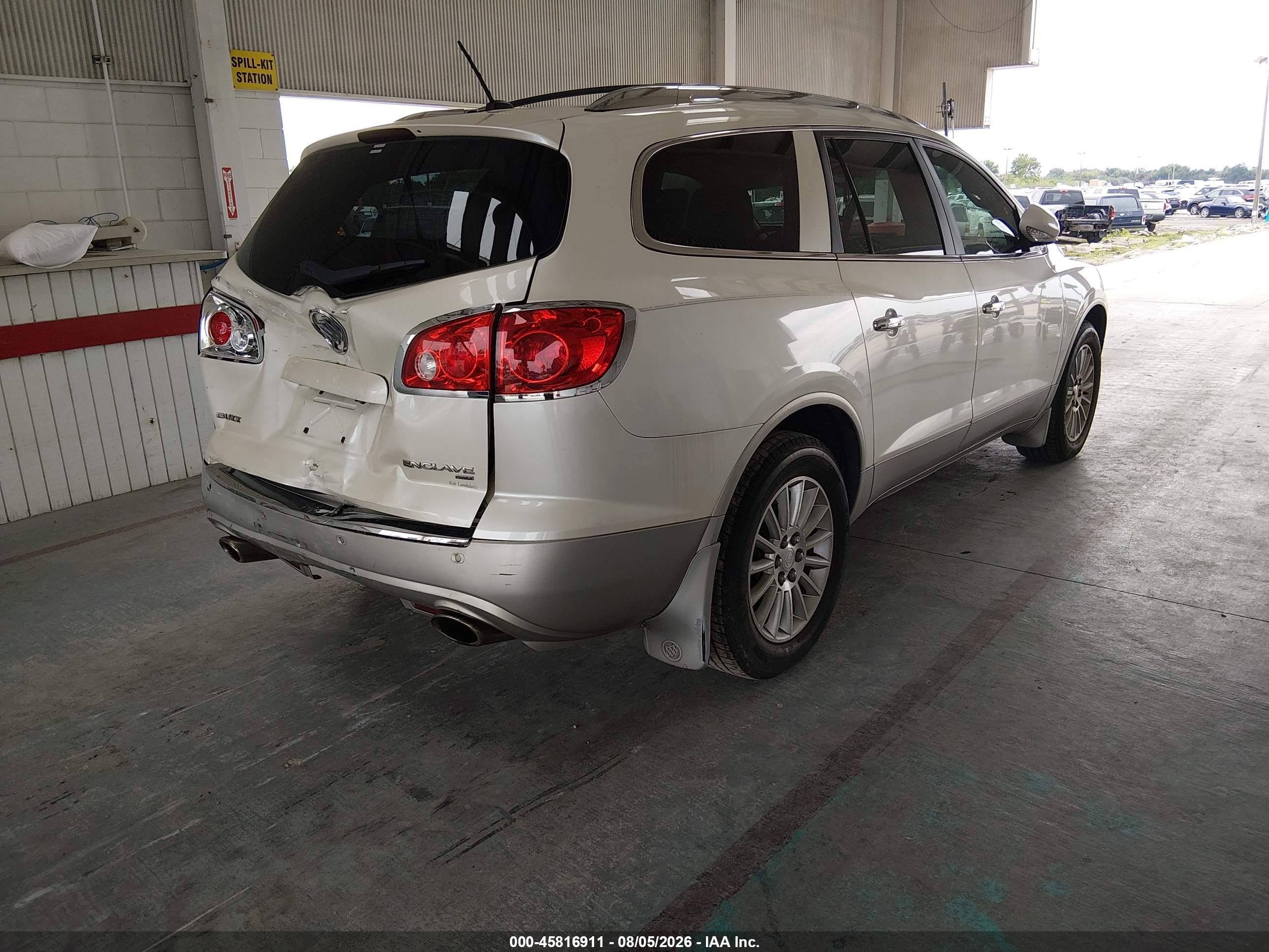 2012 Buick Enclave Leather White vin: 5GAKVCED3CJ158288