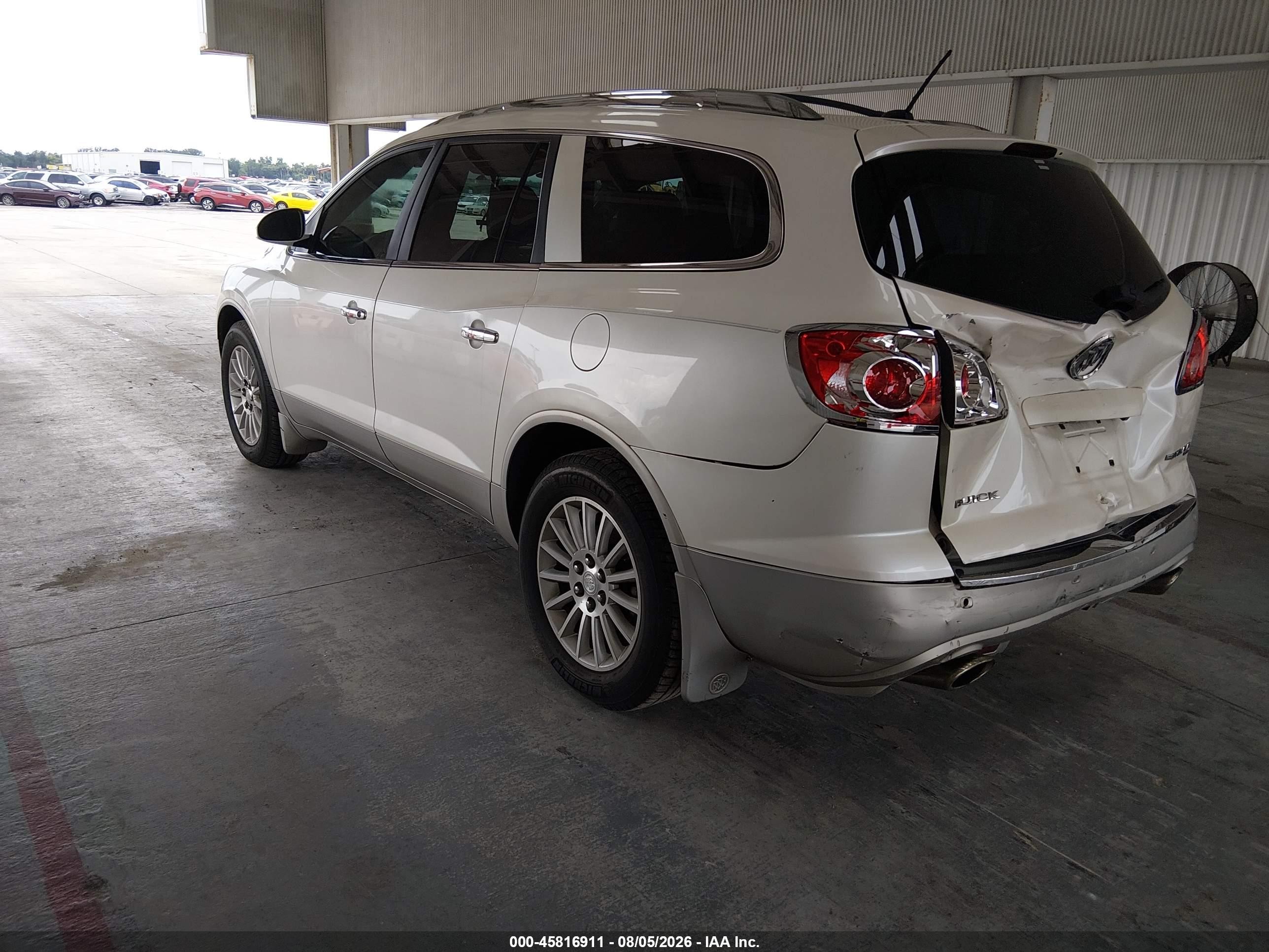 2012 Buick Enclave Leather White vin: 5GAKVCED3CJ158288