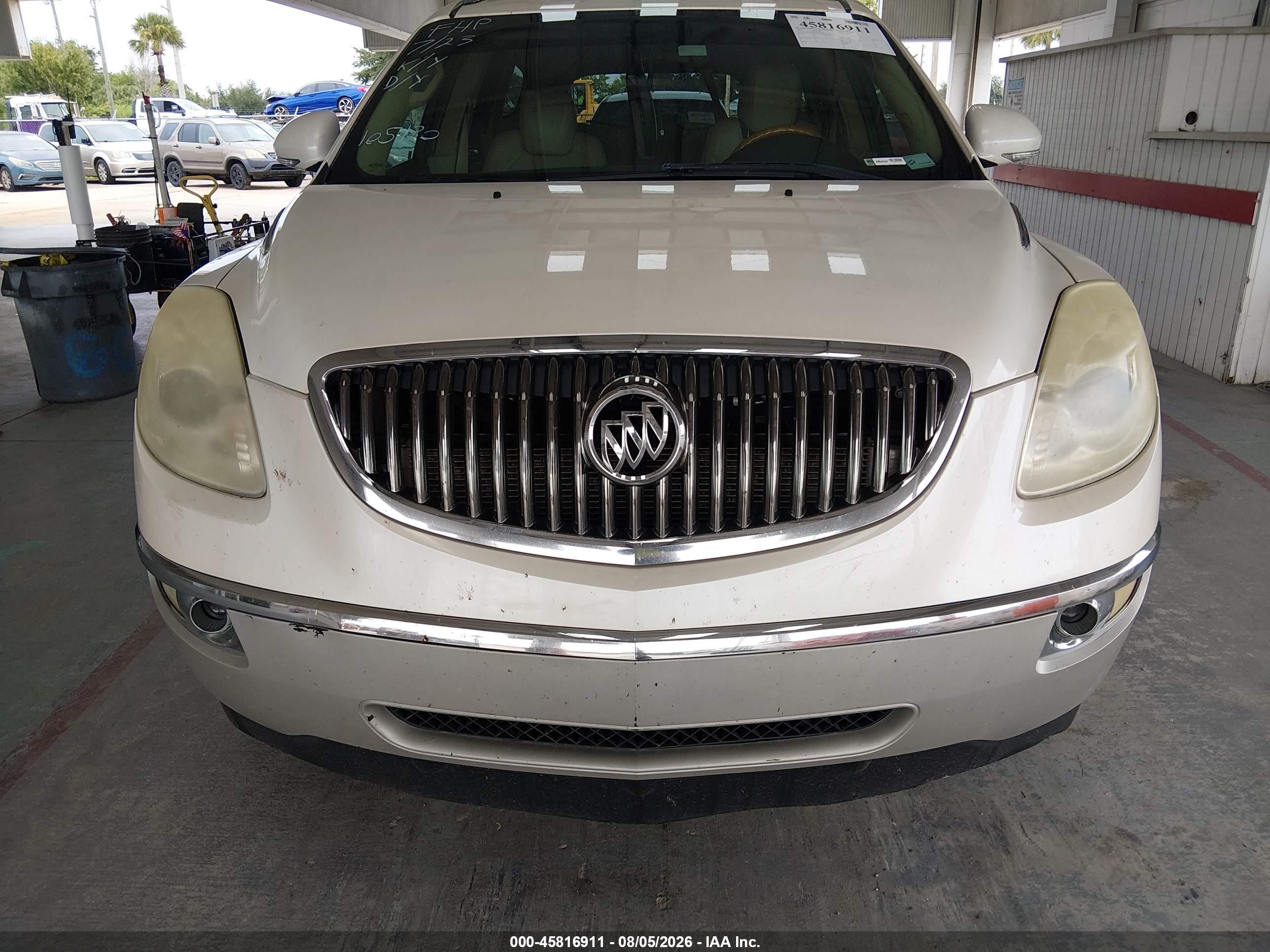 2012 Buick Enclave Leather White vin: 5GAKVCED3CJ158288