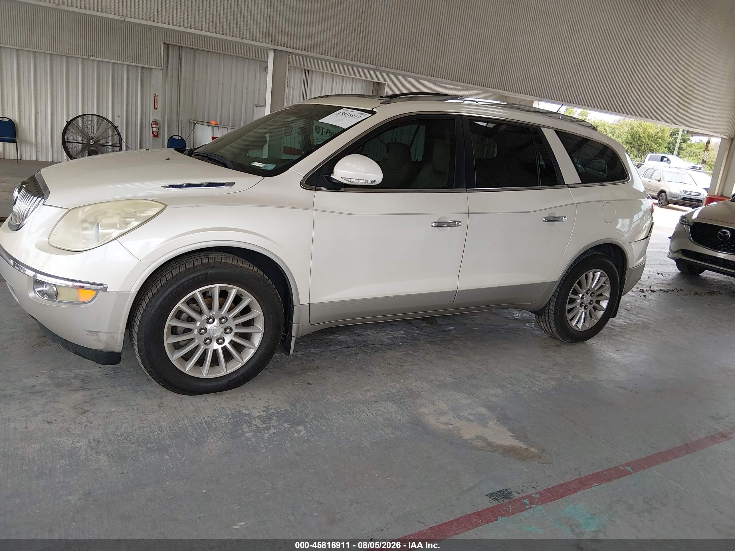 2012 Buick Enclave Leather White vin: 5GAKVCED3CJ158288