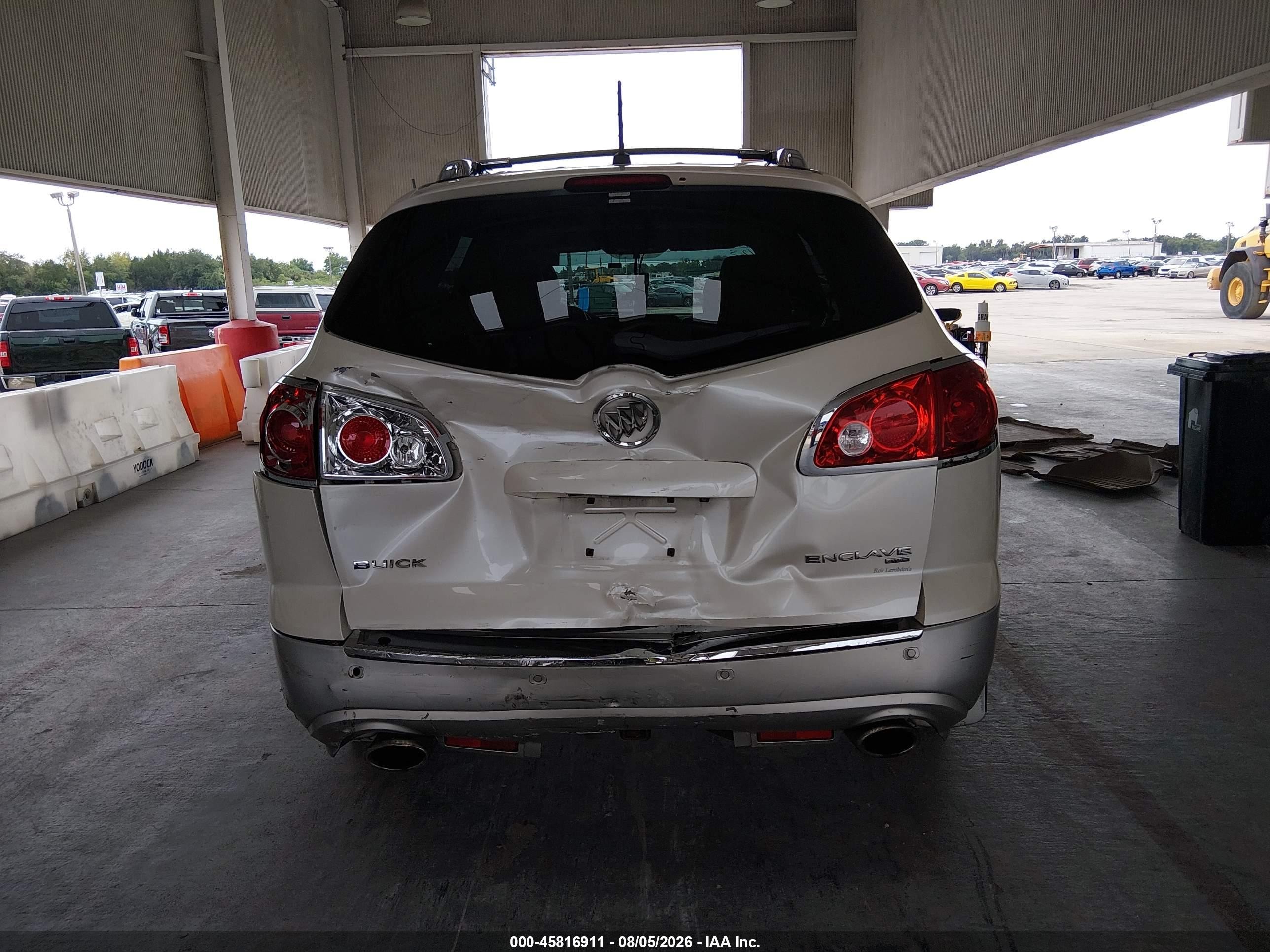 2012 Buick Enclave Leather White vin: 5GAKVCED3CJ158288