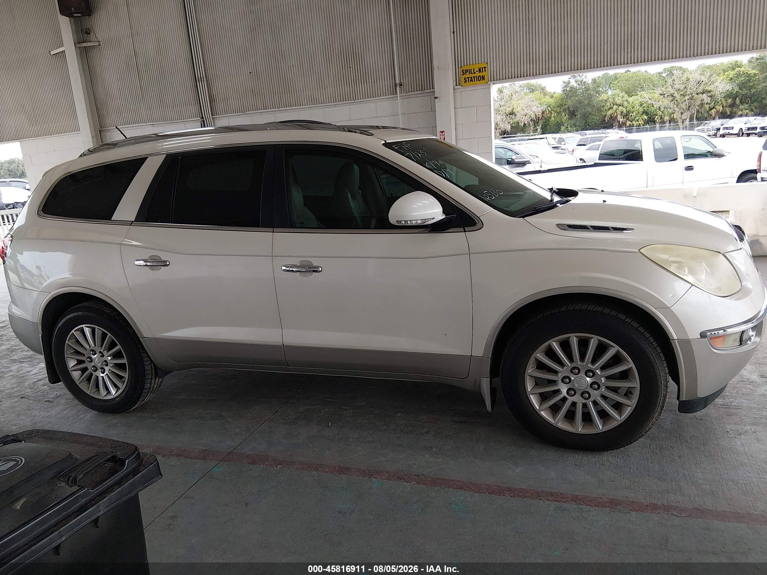 2012 Buick Enclave Leather White vin: 5GAKVCED3CJ158288