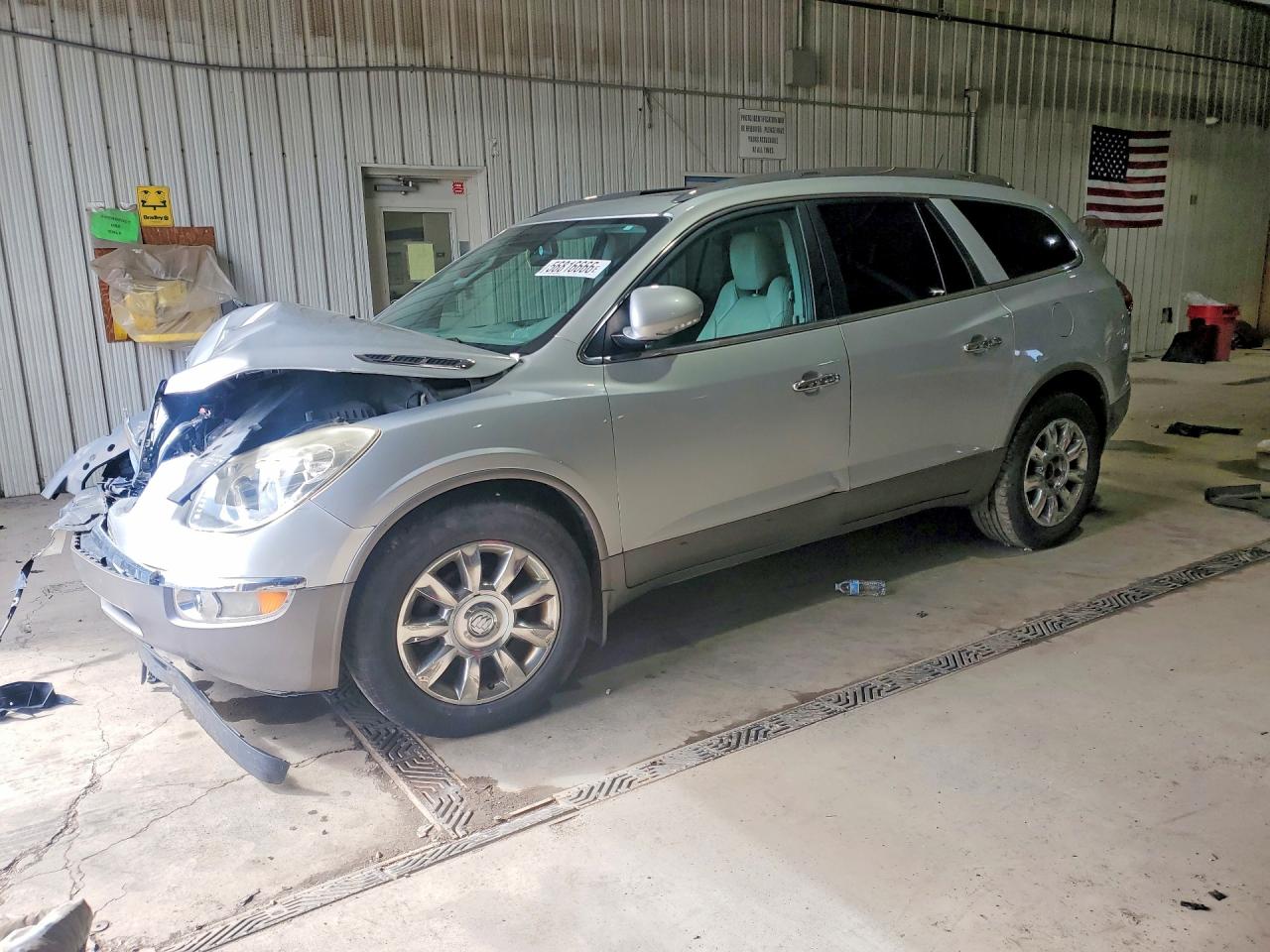 2012 Buick Enclave Silver vin: 5GAKVCED3CJ218201