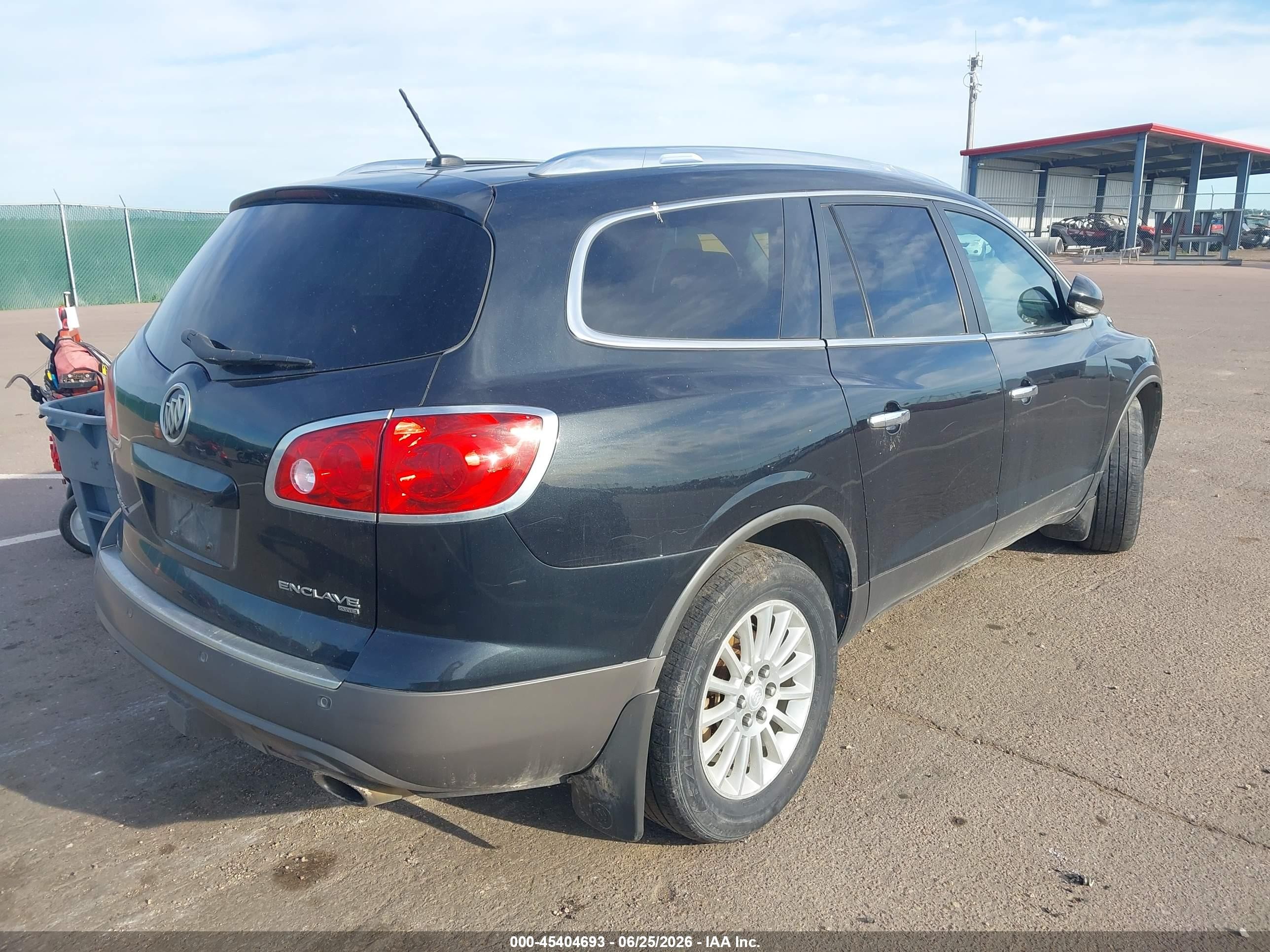 2012 Buick Enclave Leather Black vin: 5GAKVCED3CJ268726