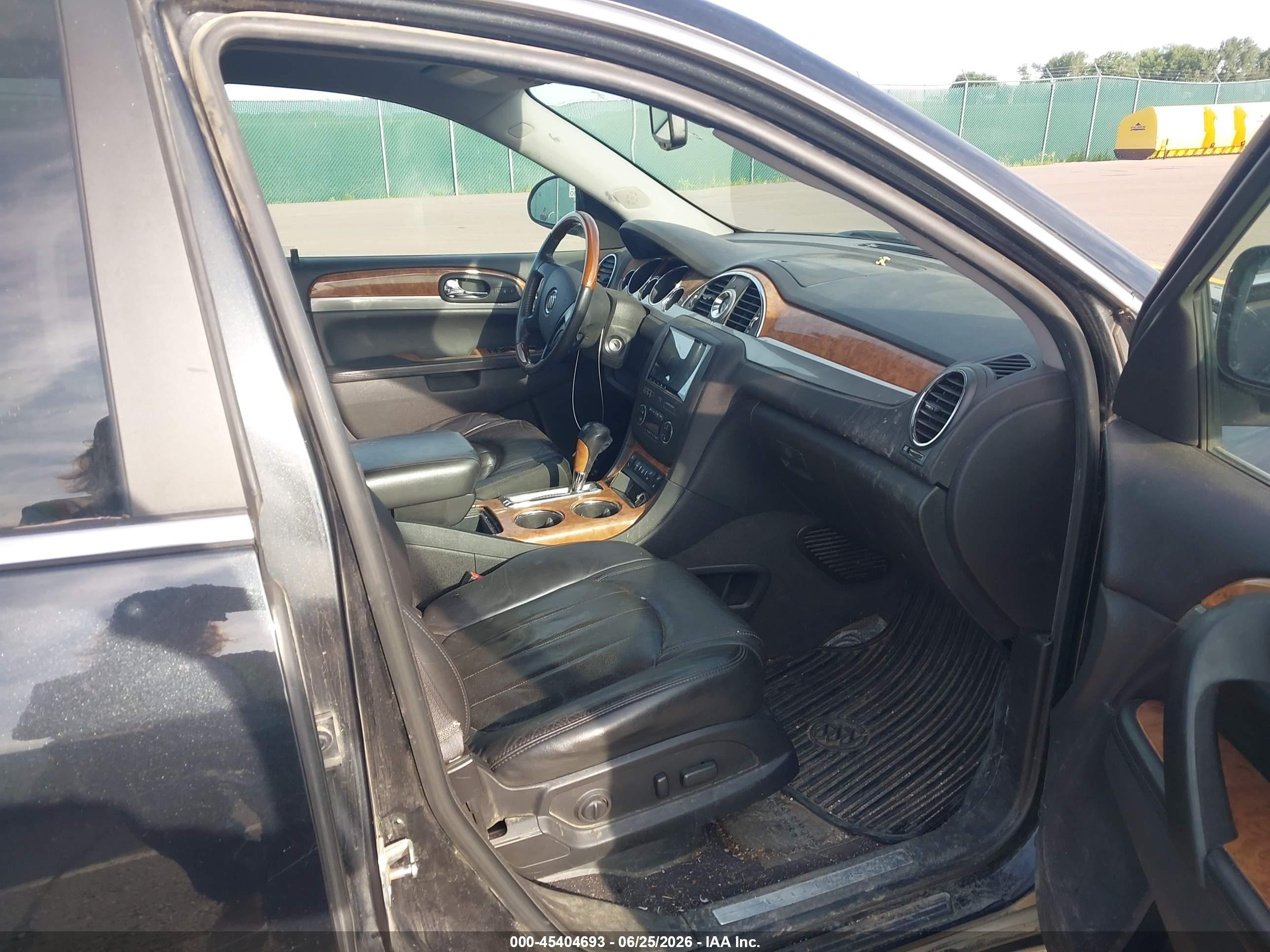 2012 Buick Enclave Leather Black vin: 5GAKVCED3CJ268726