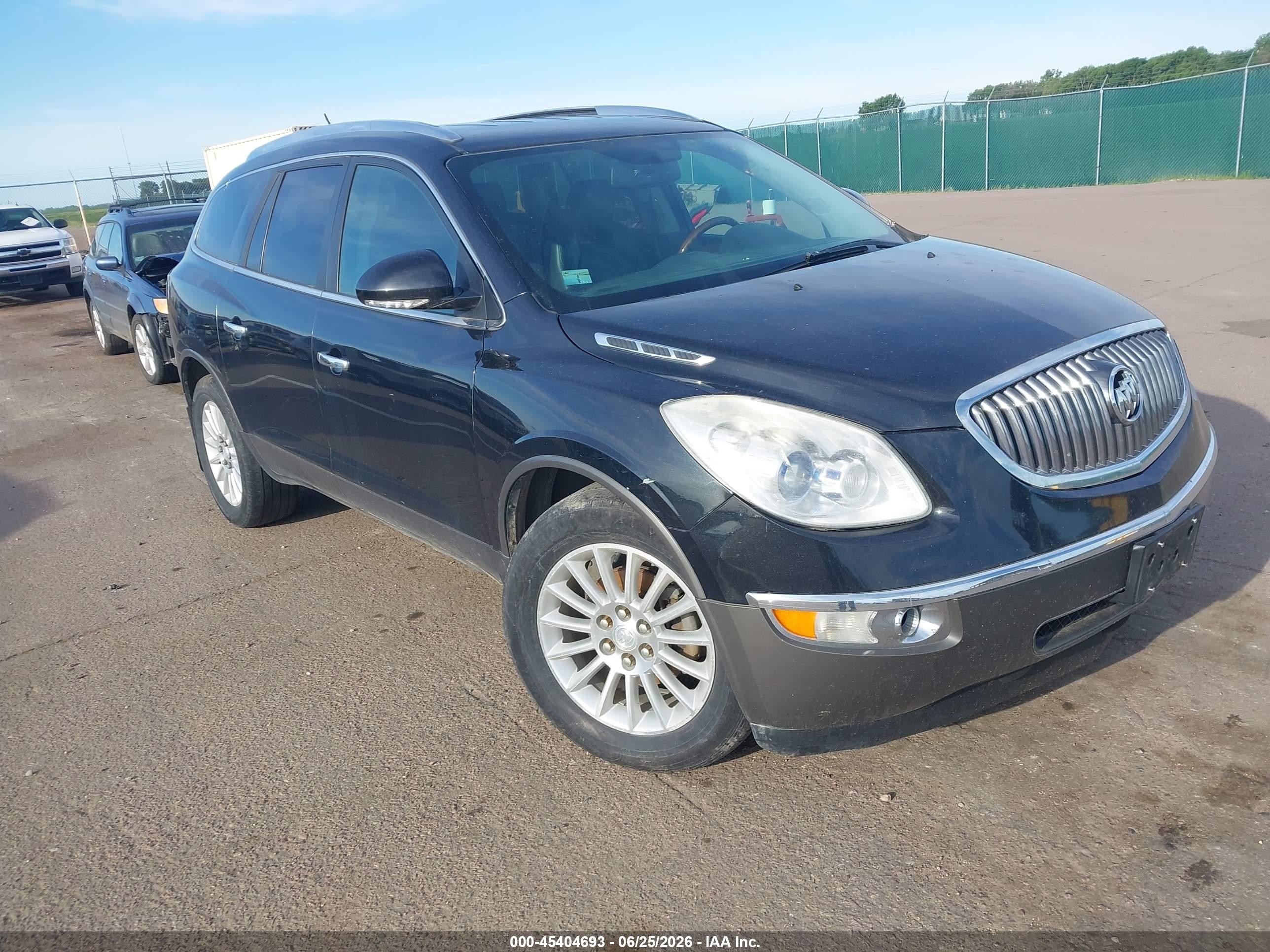 2012 Buick Enclave Leather Черный vin: 5GAKVCED3CJ268726