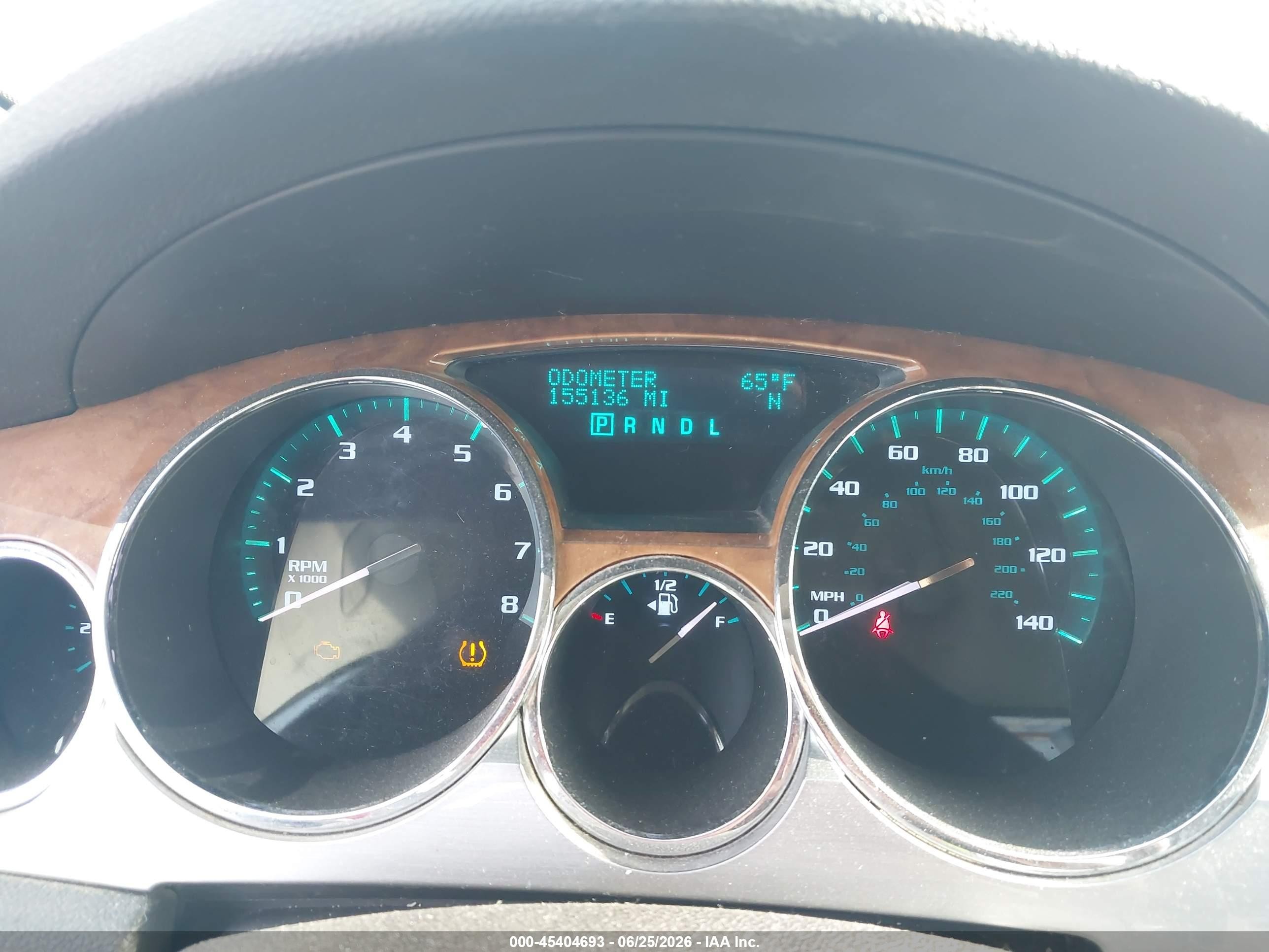 2012 Buick Enclave Leather Black vin: 5GAKVCED3CJ268726