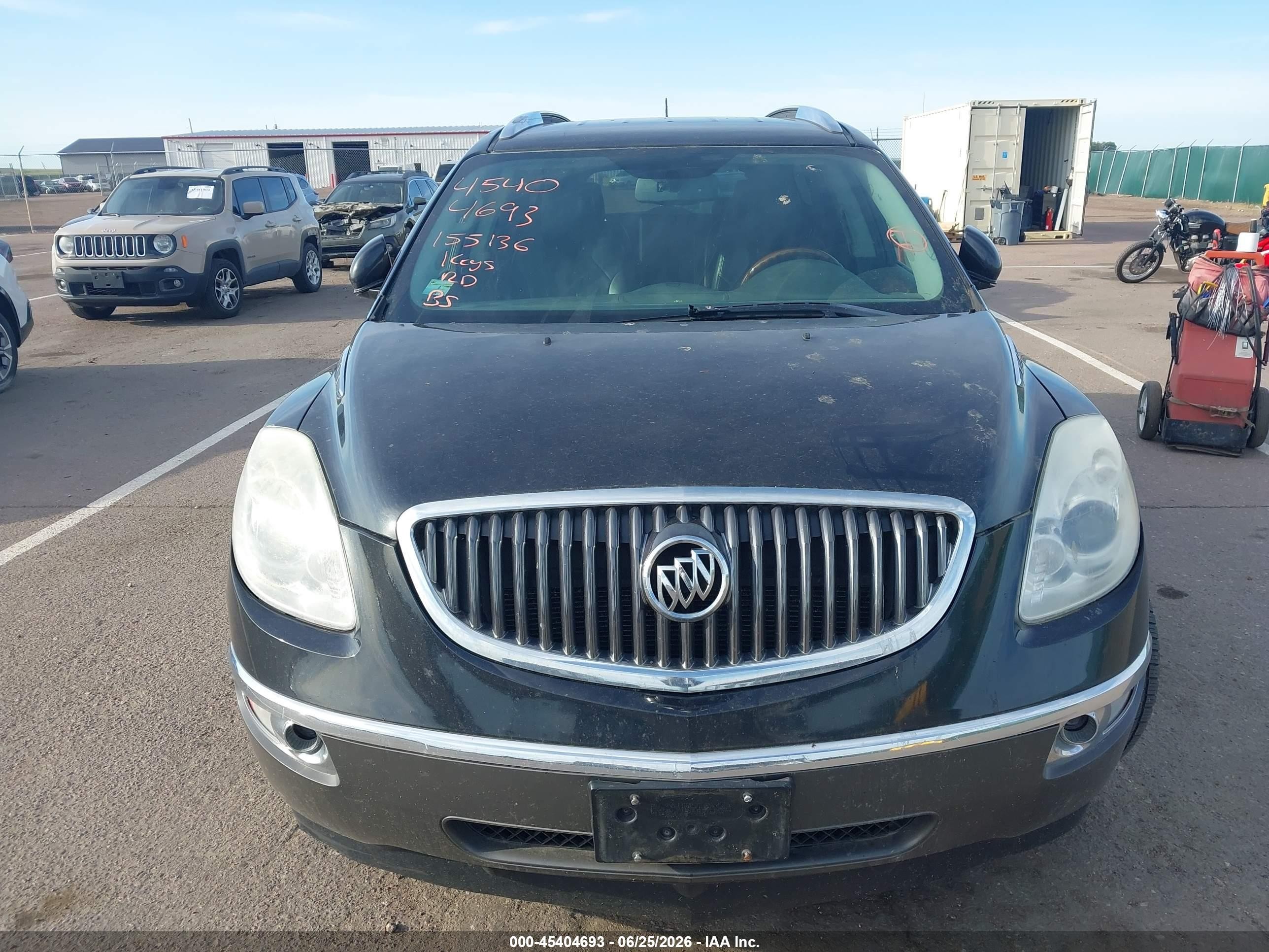 2012 Buick Enclave Leather Black vin: 5GAKVCED3CJ268726