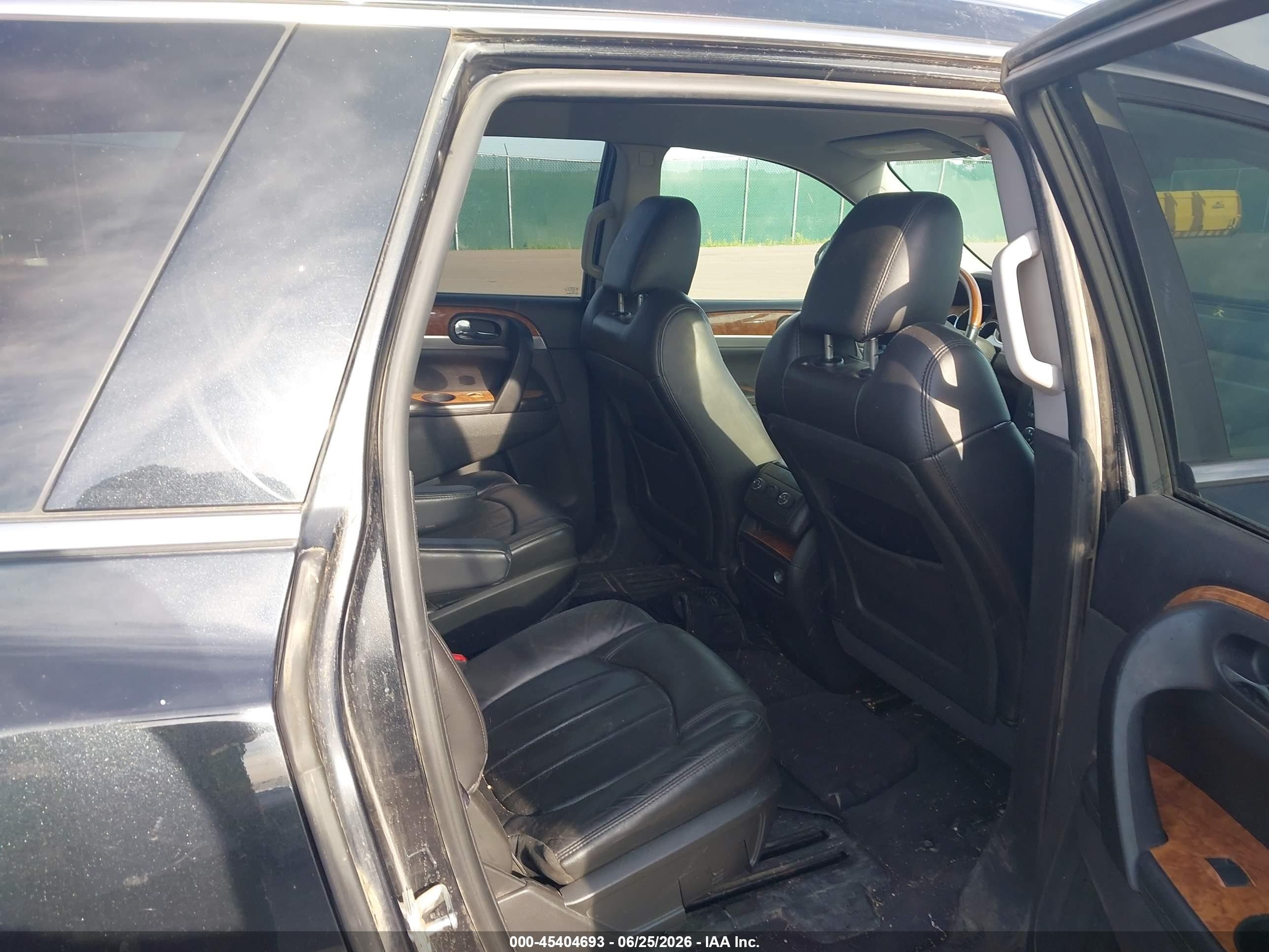 2012 Buick Enclave Leather Black vin: 5GAKVCED3CJ268726