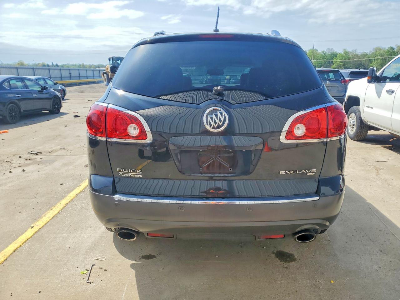 2012 Buick Enclave Black vin: 5GAKVCED3CJ324423