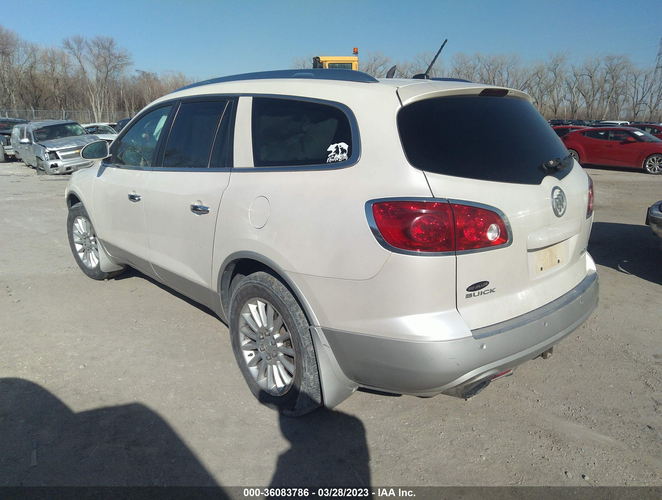 2012 Buick Enclave Leather White vin: 5GAKVCED3CJ330996