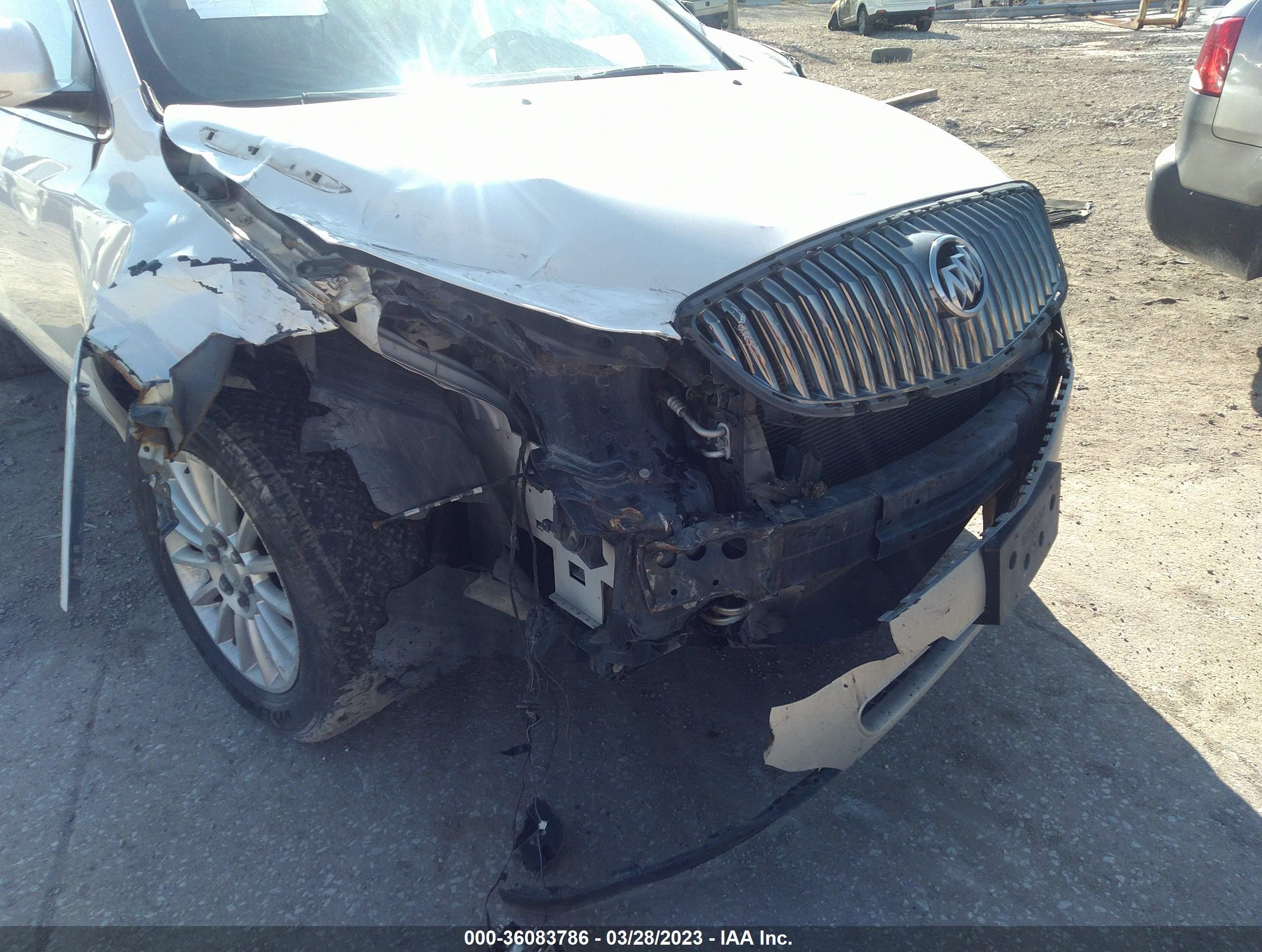 2012 Buick Enclave Leather White vin: 5GAKVCED3CJ330996