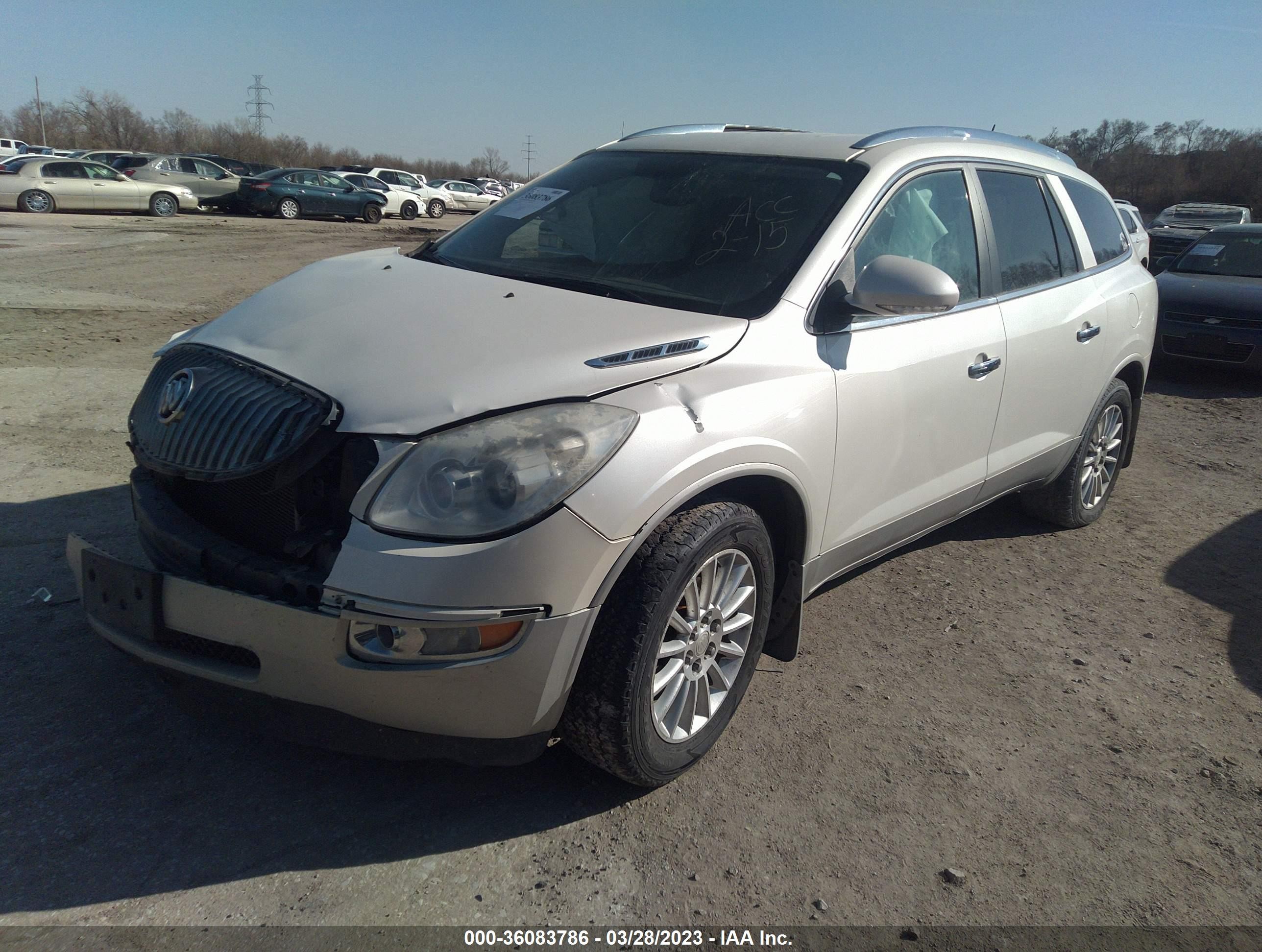 2012 Buick Enclave Leather White vin: 5GAKVCED3CJ330996