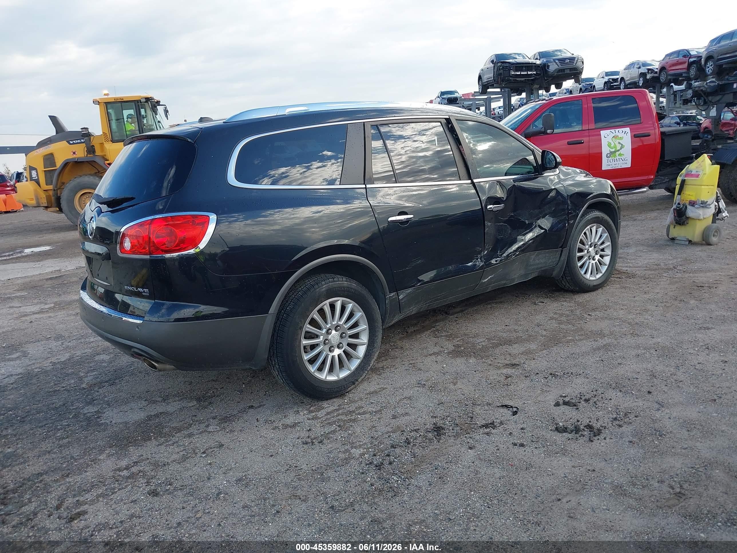 2012 Buick Enclave Leather Black vin: 5GAKVCED4CJ180655