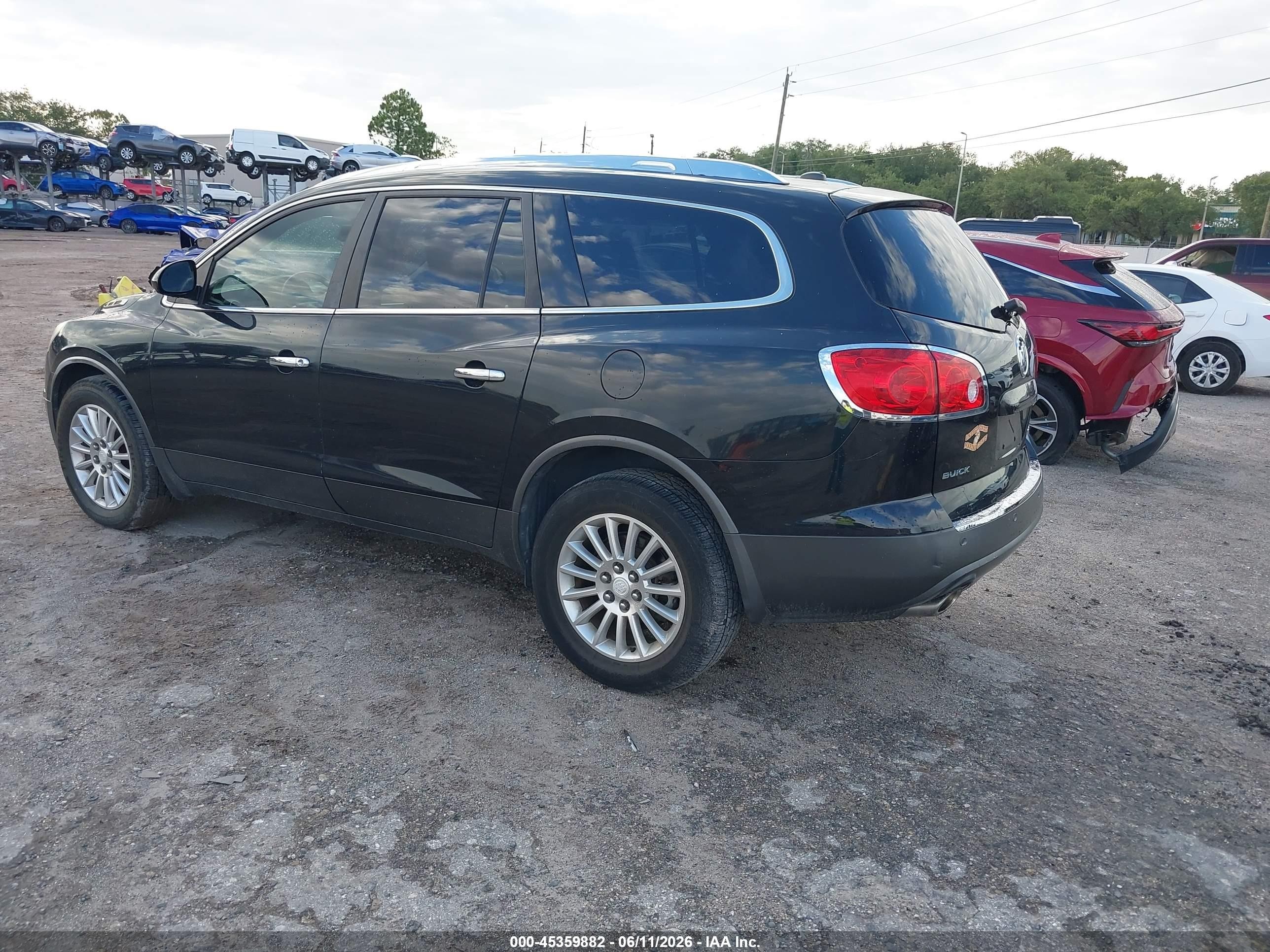 2012 Buick Enclave Leather Black vin: 5GAKVCED4CJ180655
