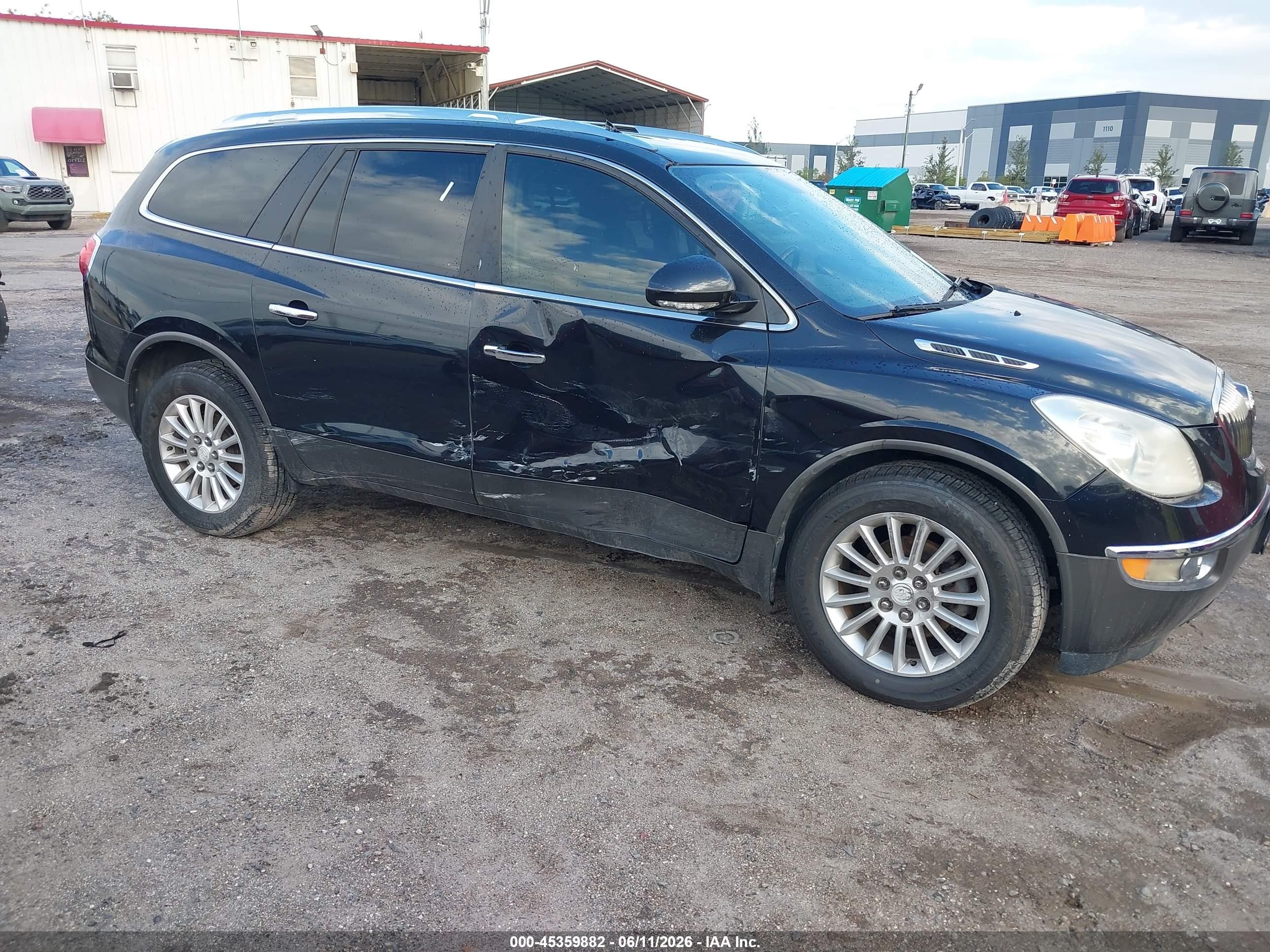2012 Buick Enclave Leather Black vin: 5GAKVCED4CJ180655