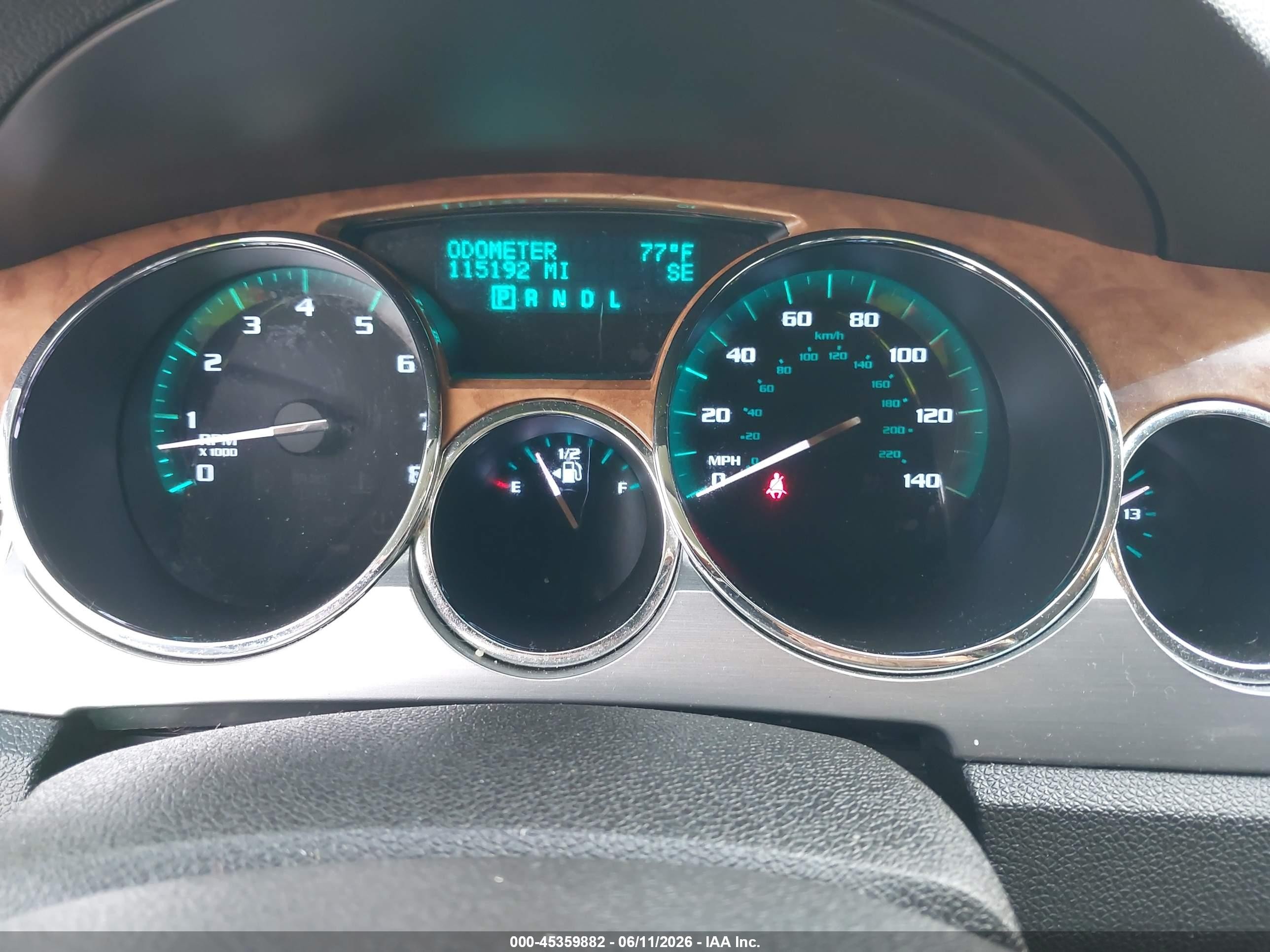 2012 Buick Enclave Leather Black vin: 5GAKVCED4CJ180655