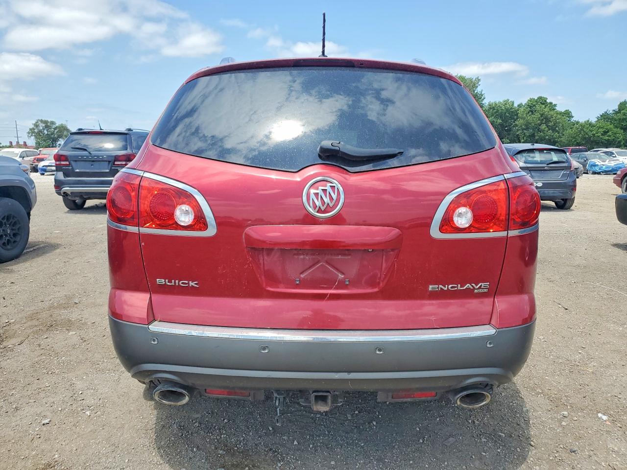2012 Buick Enclave Red vin: 5GAKVCED4CJ185239