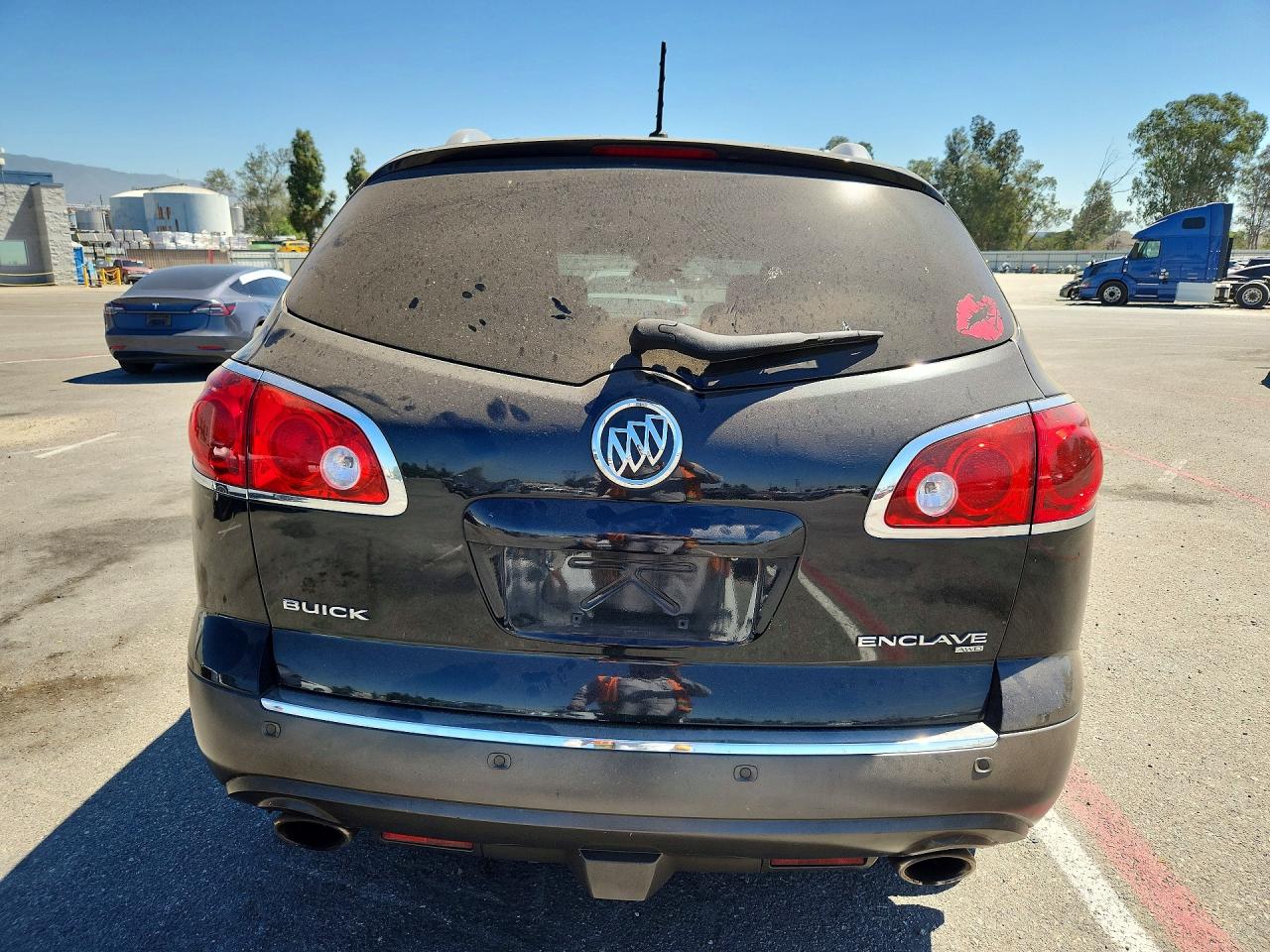 2012 Buick Enclave Black vin: 5GAKVCED6CJ239639