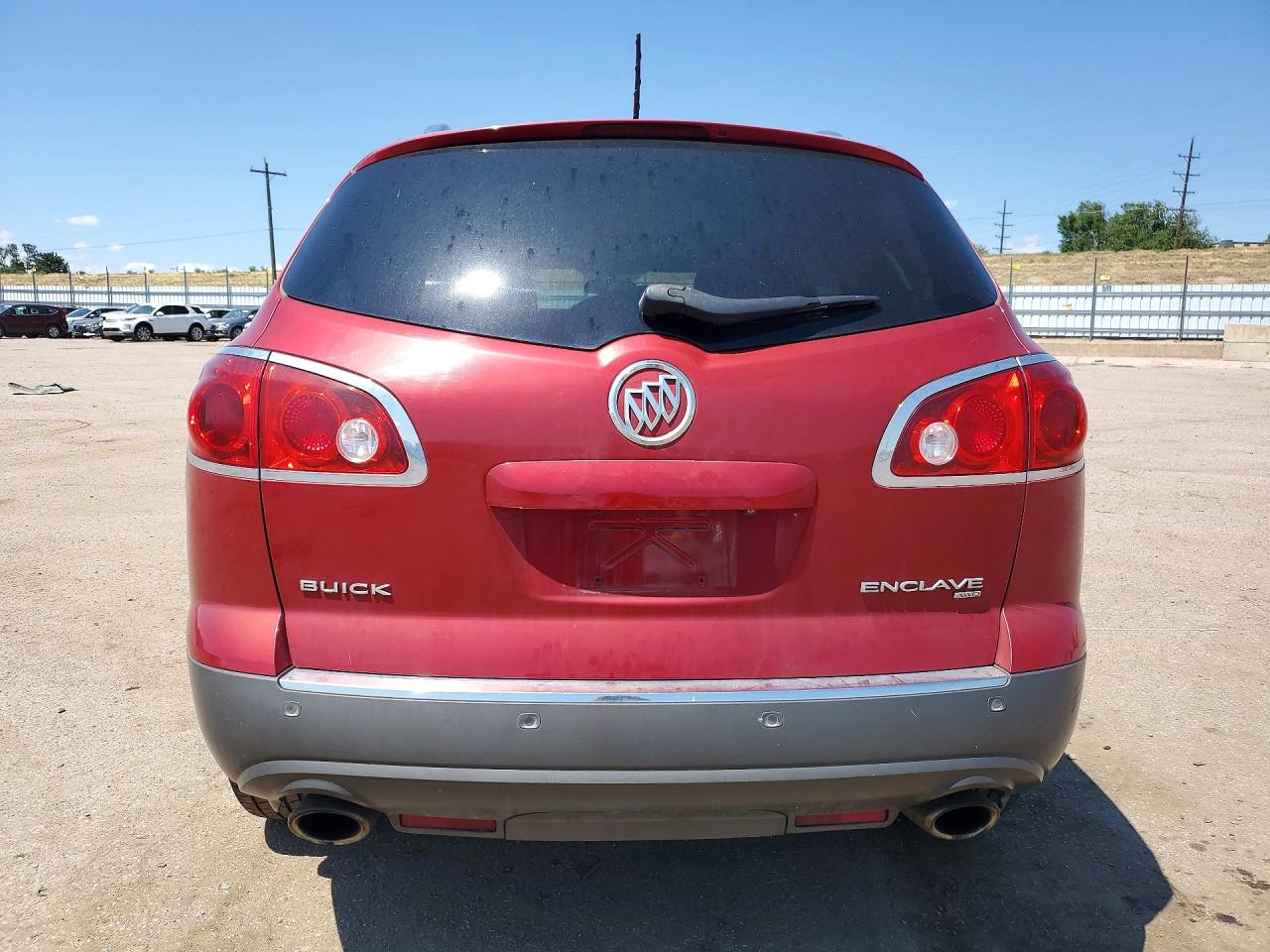 2012 Buick Enclave Red vin: 5GAKVCED6CJ397303